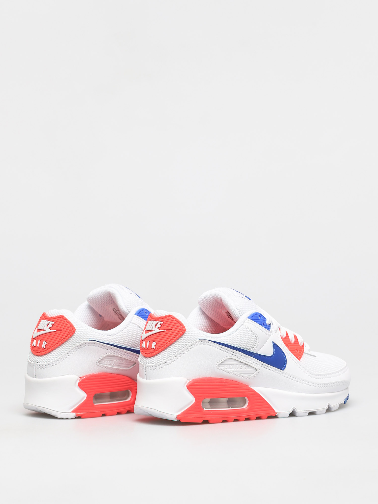 Nike Air Max 90 Shoes Wmn (white/racer blue flash crimson)