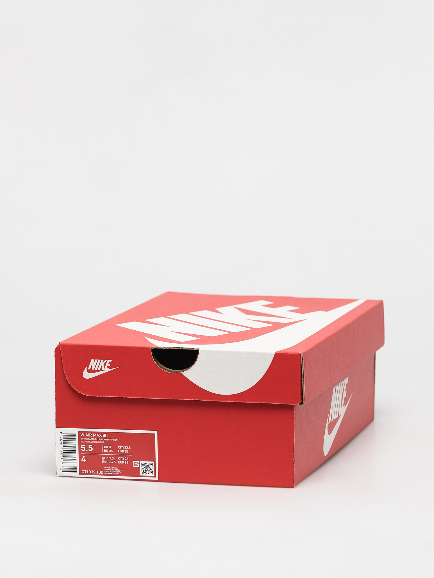 Nike Air Max 90 Shoes Wmn (white/racer blue flash crimson)