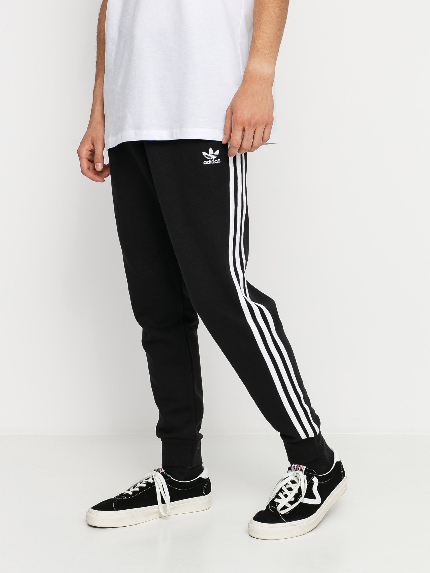 Adidas track pants and sales vans