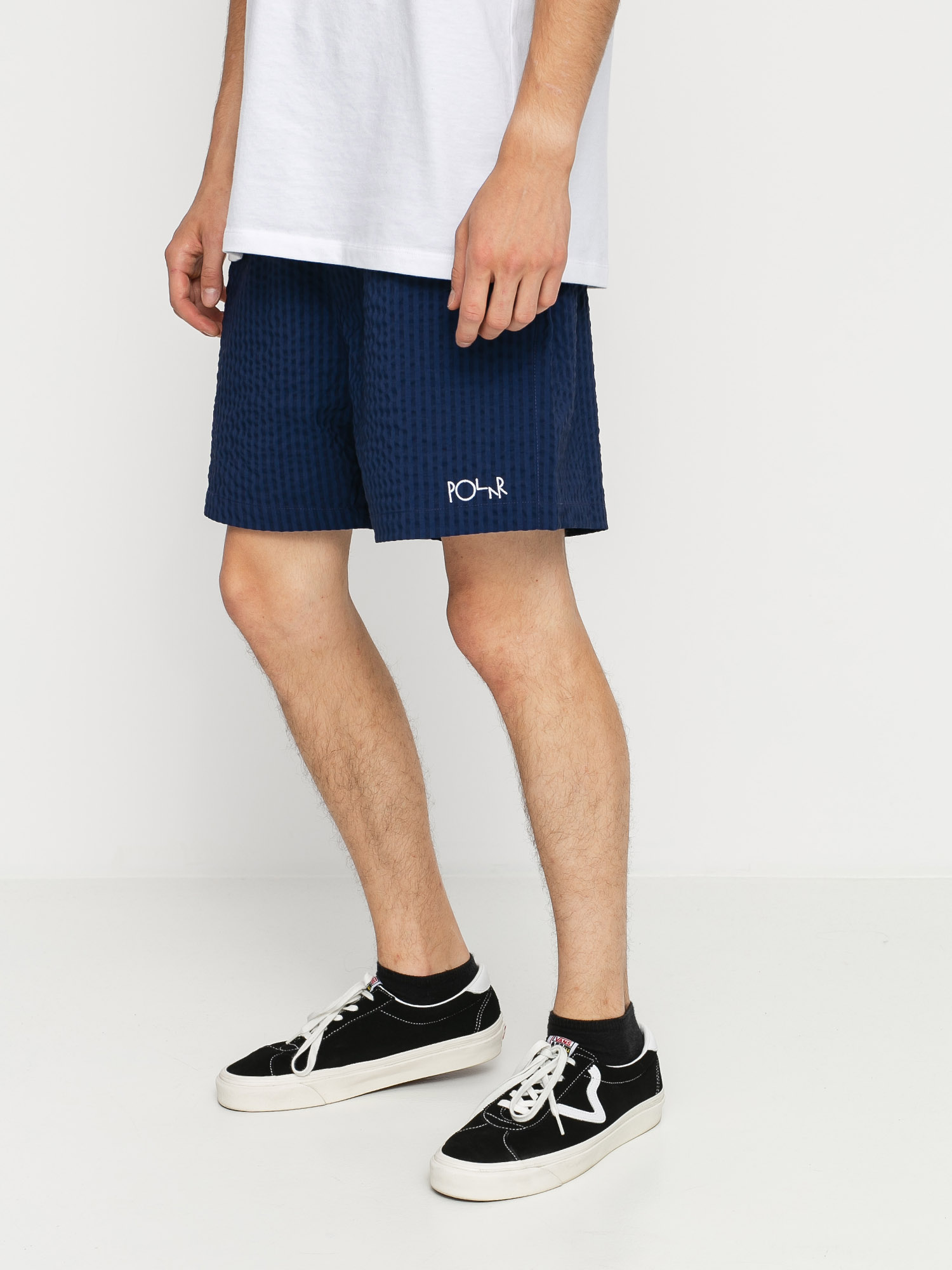 Polar Skate Seersucker Swim Shorts (blue)