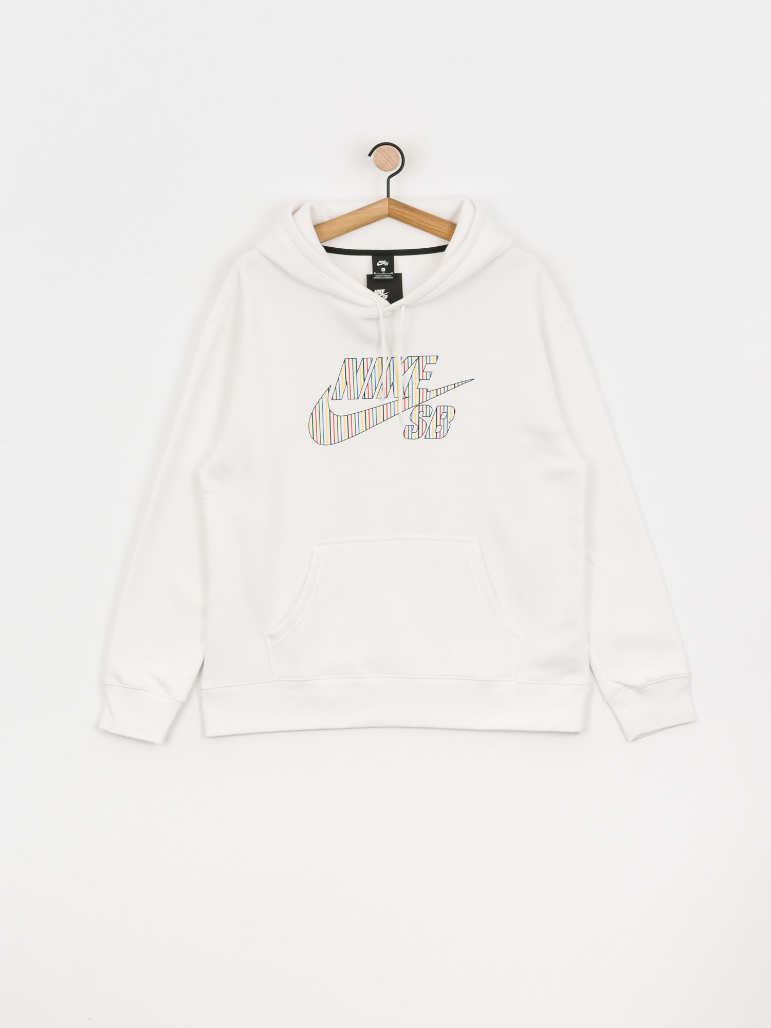 Nike SB Stripes HD Hoodie (white)
