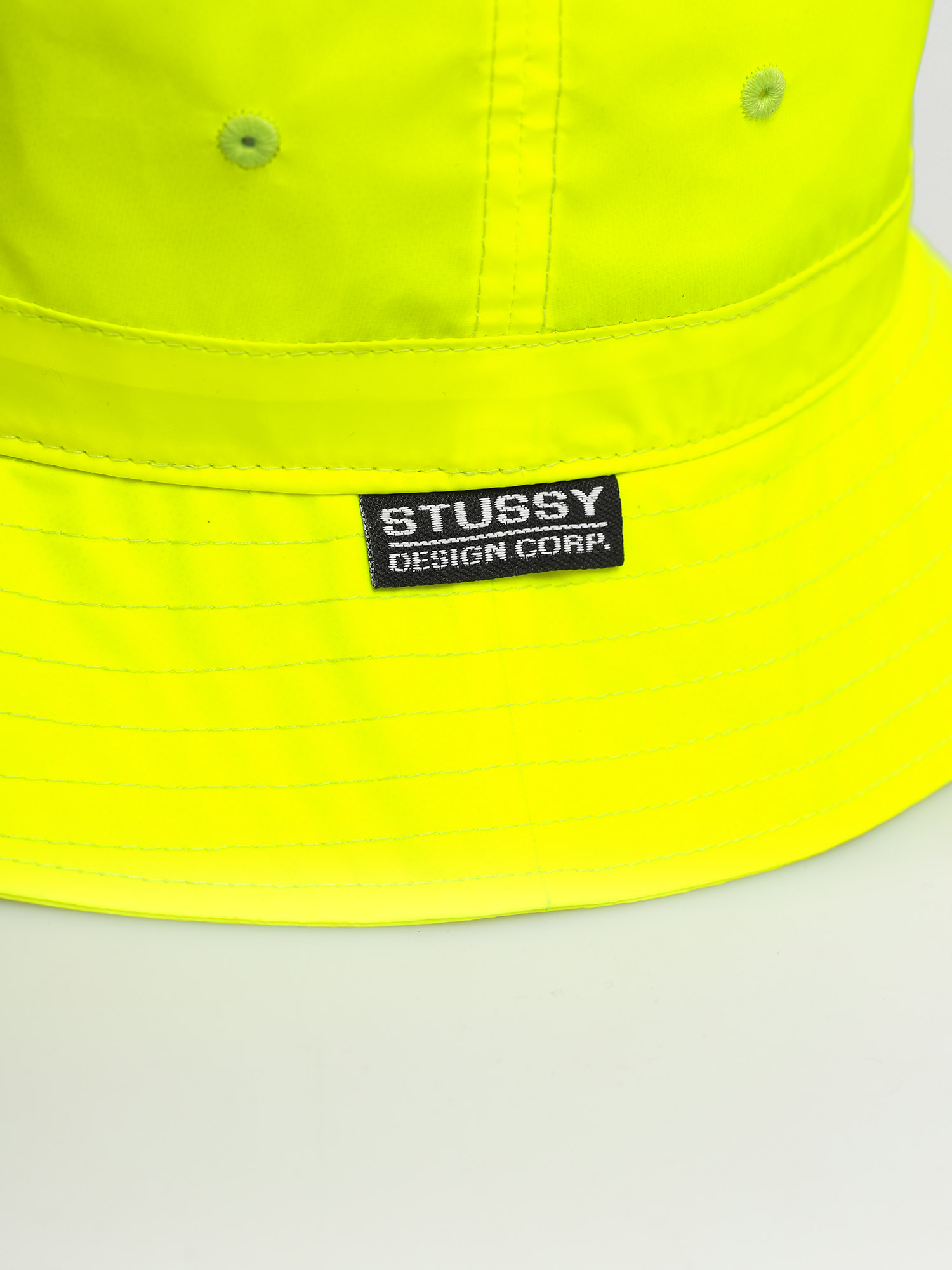 Stussy Reflective Bucket Hut (neon yellow)