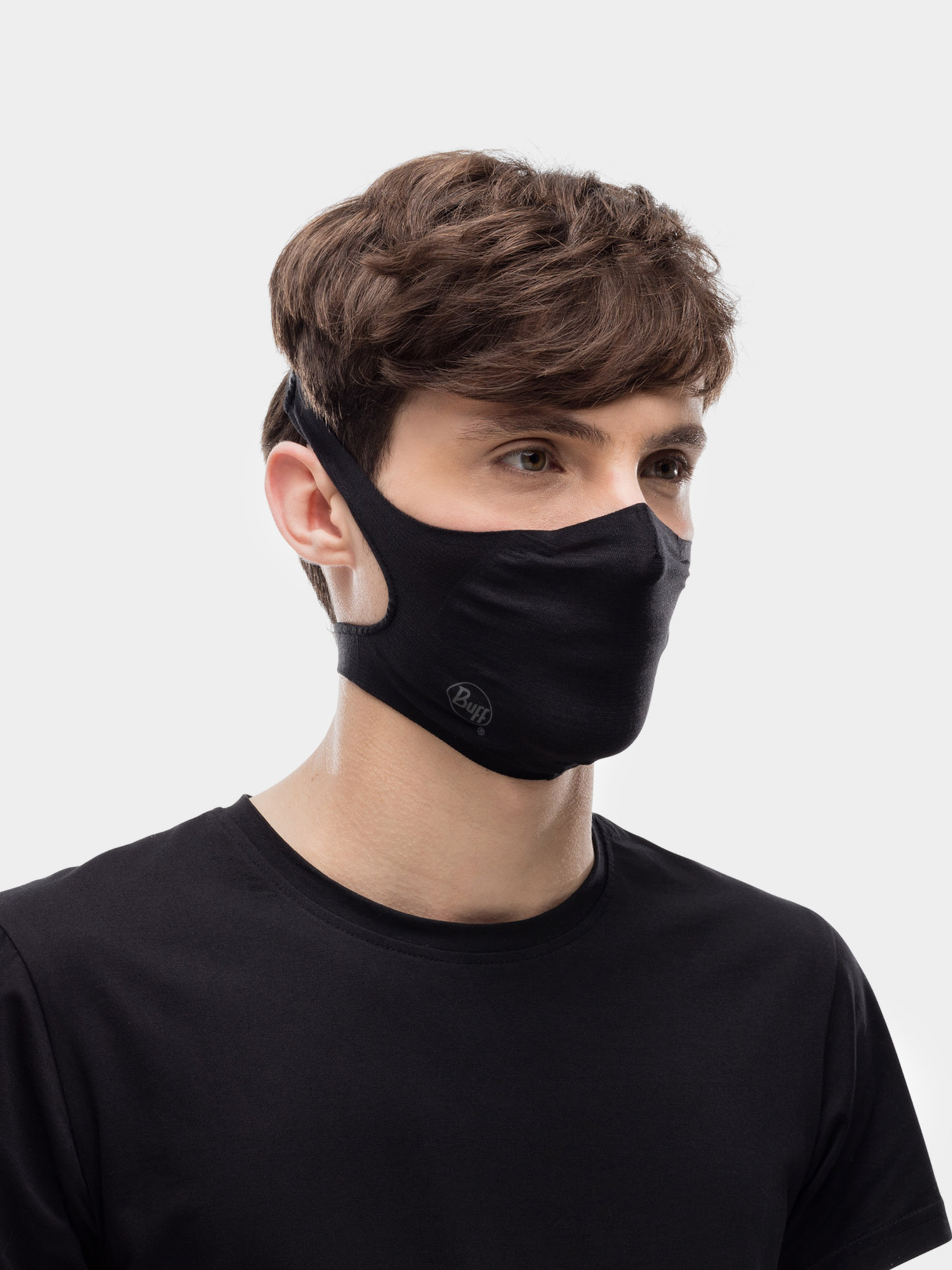 Buff Filter Mas Solid Face Mask (black/black)