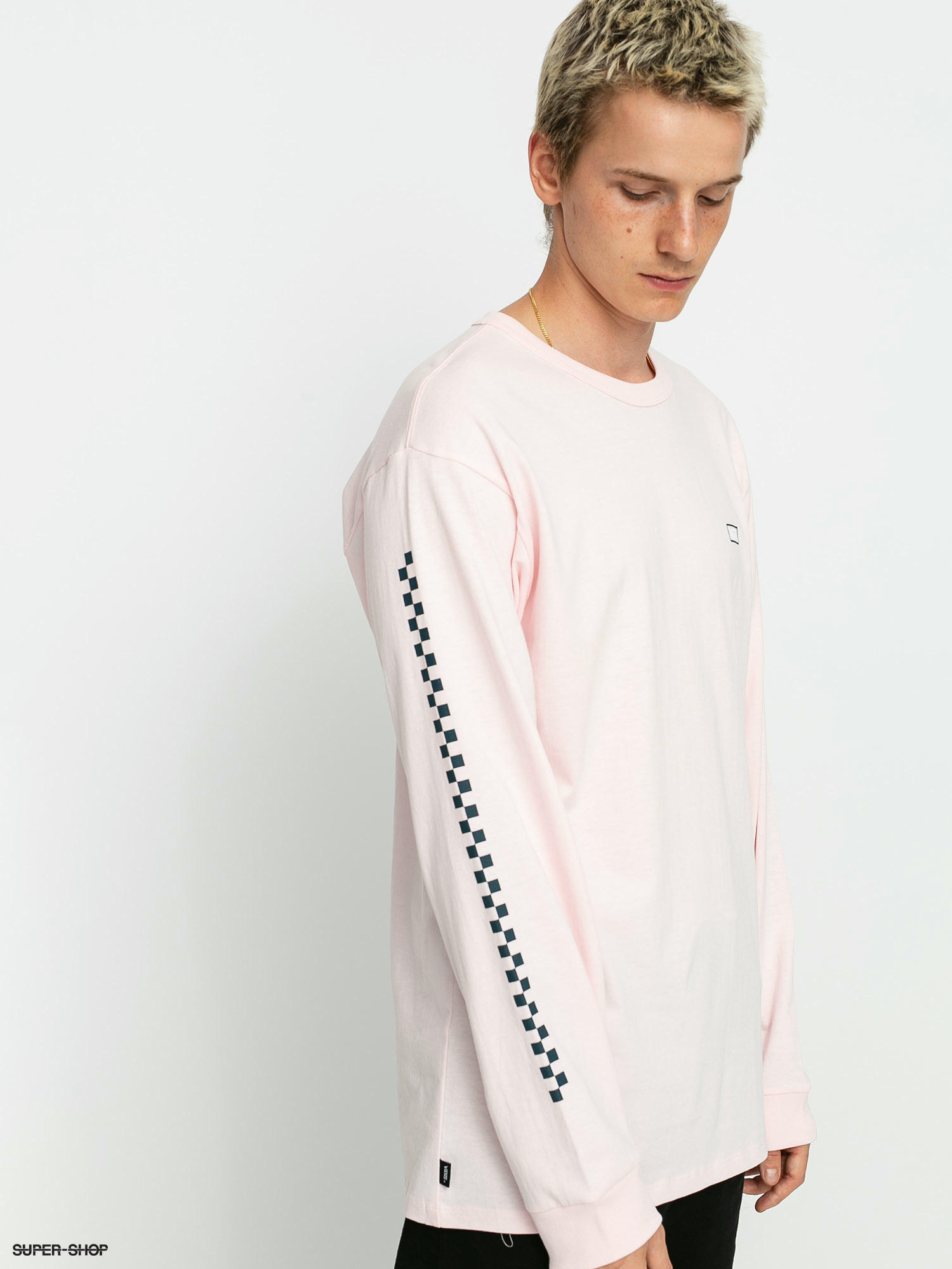 vans pink long sleeve top