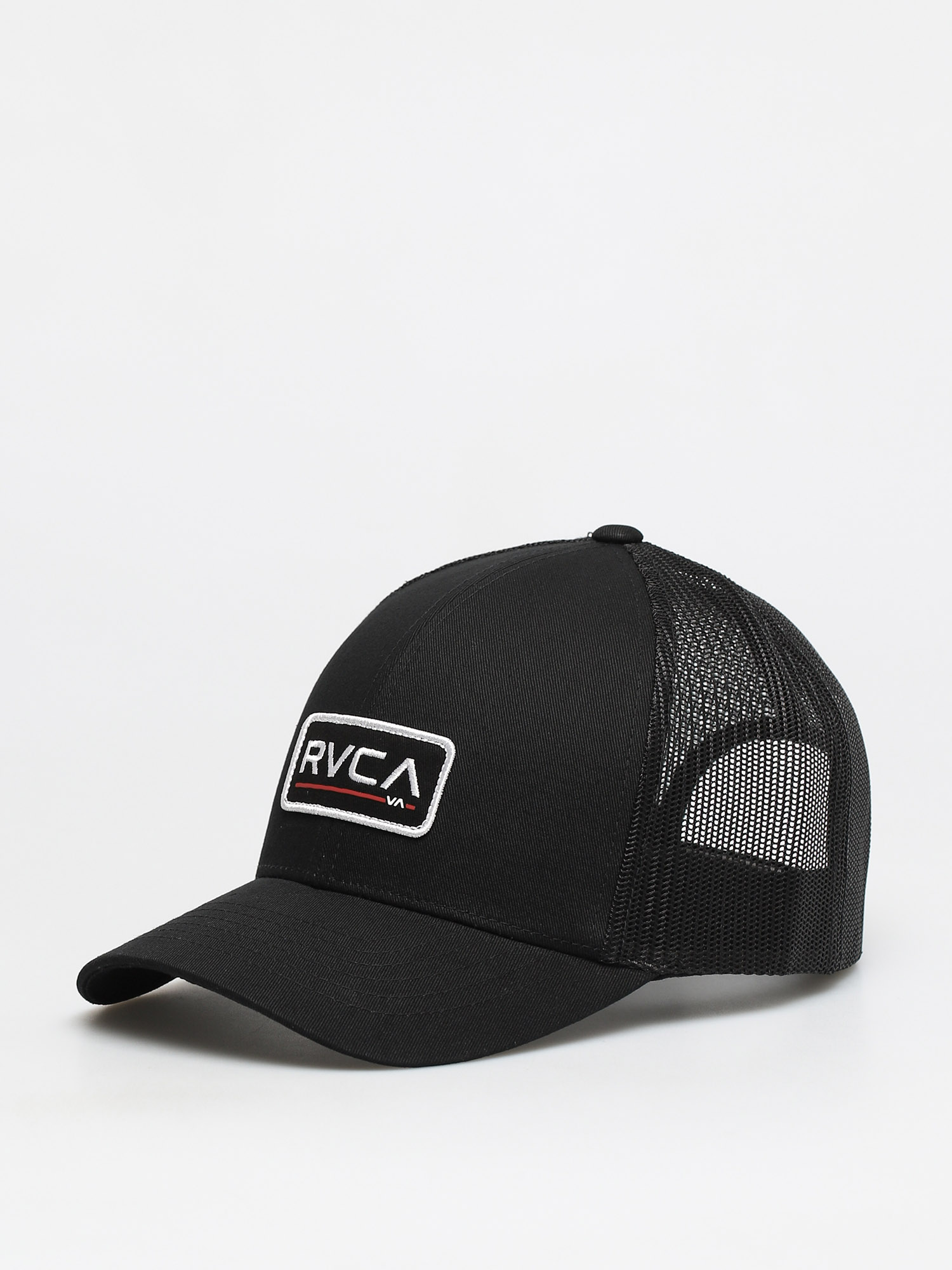 rvca black trucker hat