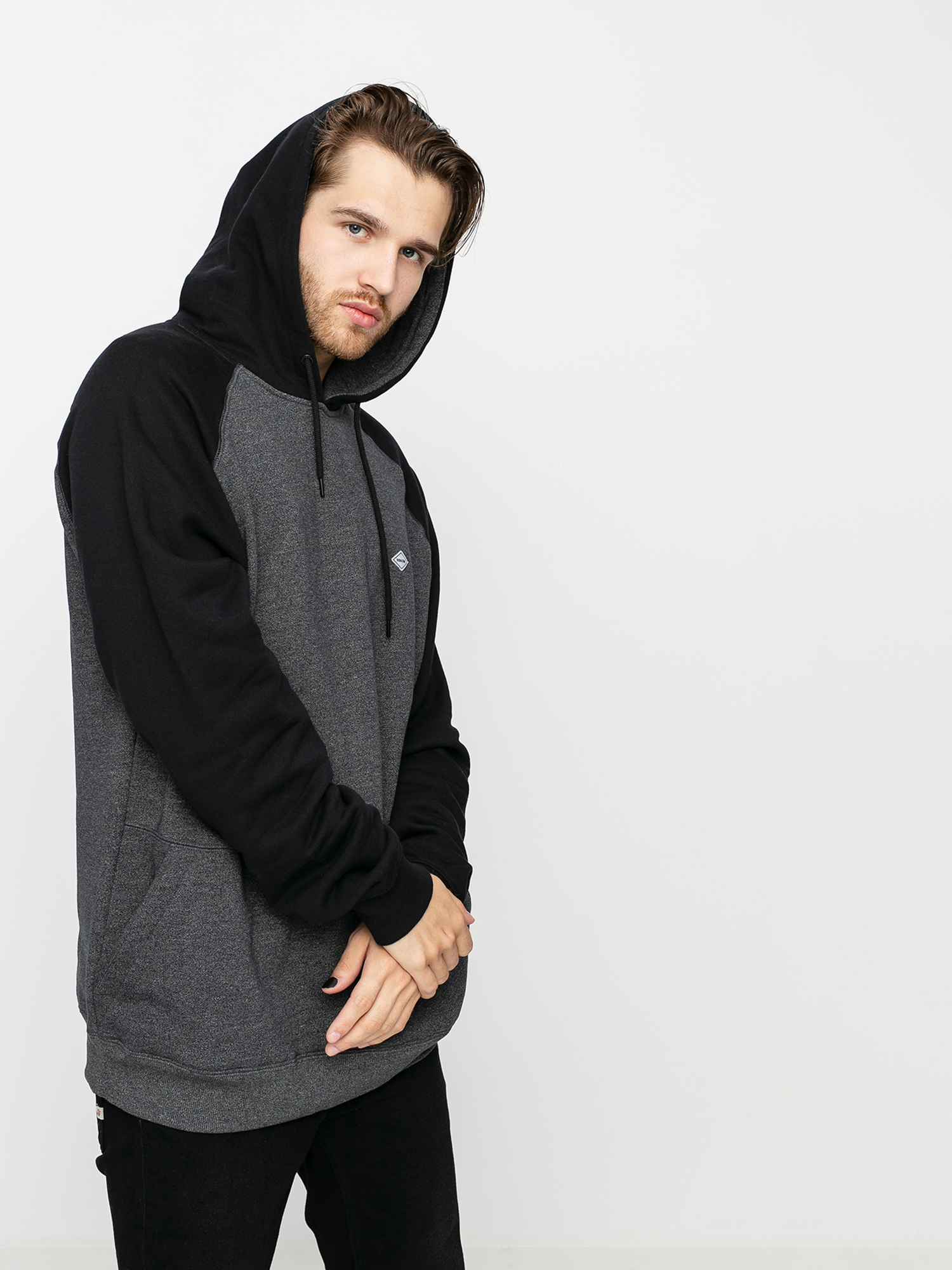 grey volcom hoodie