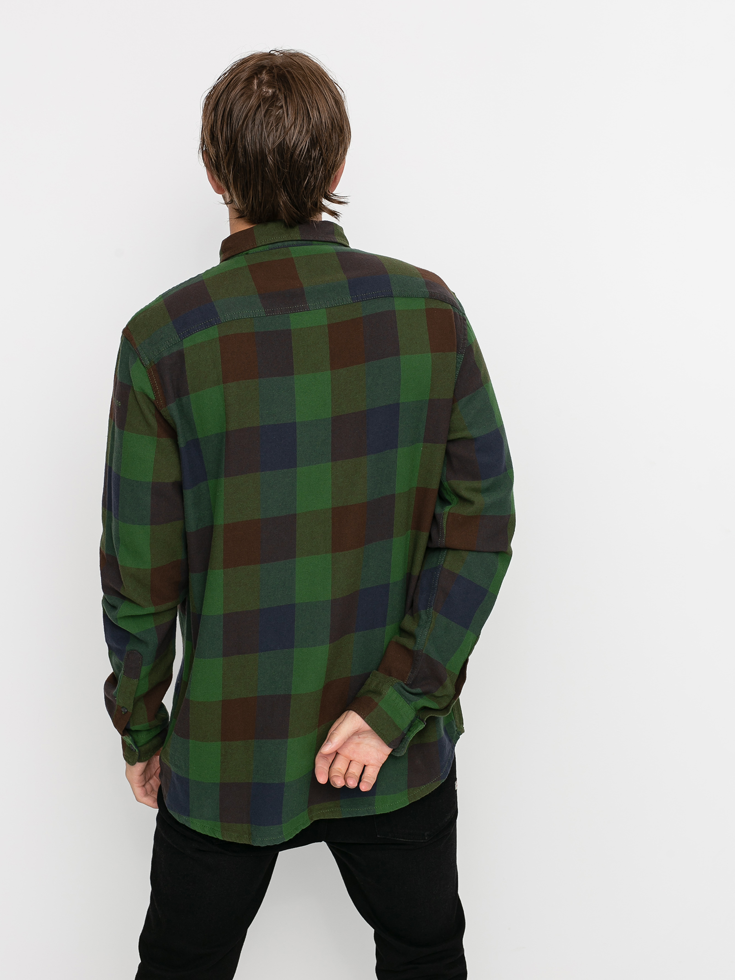 Quiksilver Motherfly Flannel Shirt (greener pasture motherfly)