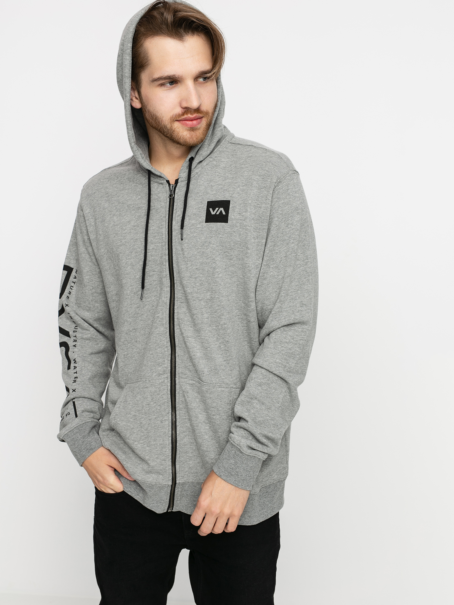 RVCA Swift HD Hoodie (heather grey)
