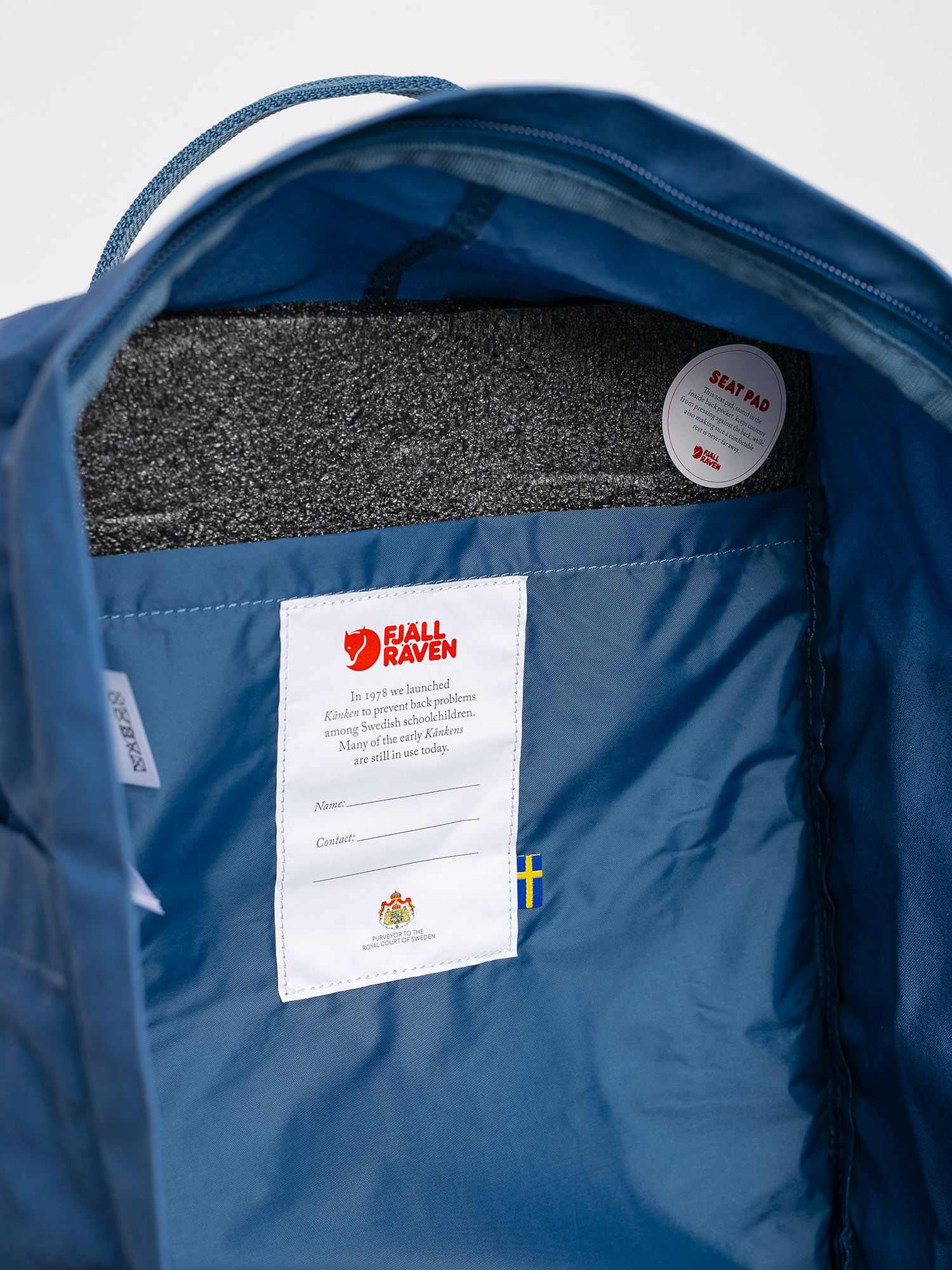 Fjallraven Kanken Backpack (blue ridge)