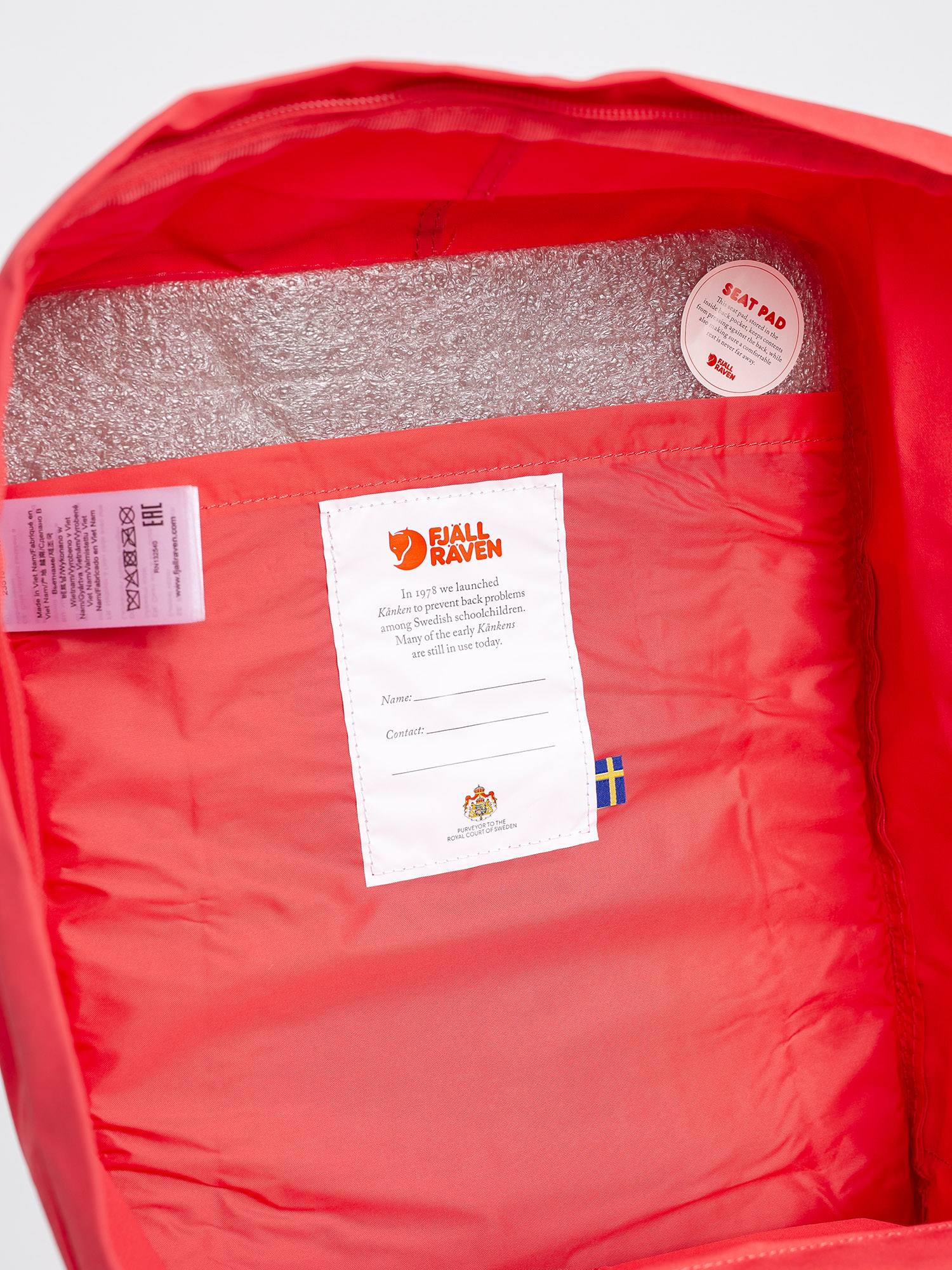 Fjallraven Kanken Backpack (peach pink)