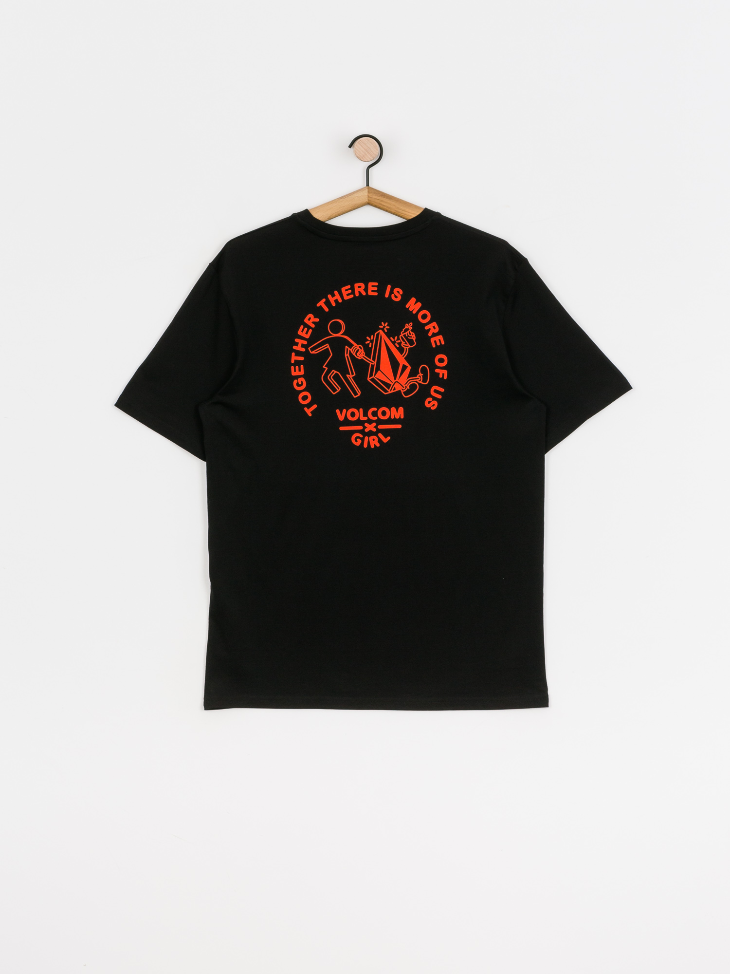 Volcom X Girl Skateboards  Stonely Rlx T-shirt (black)