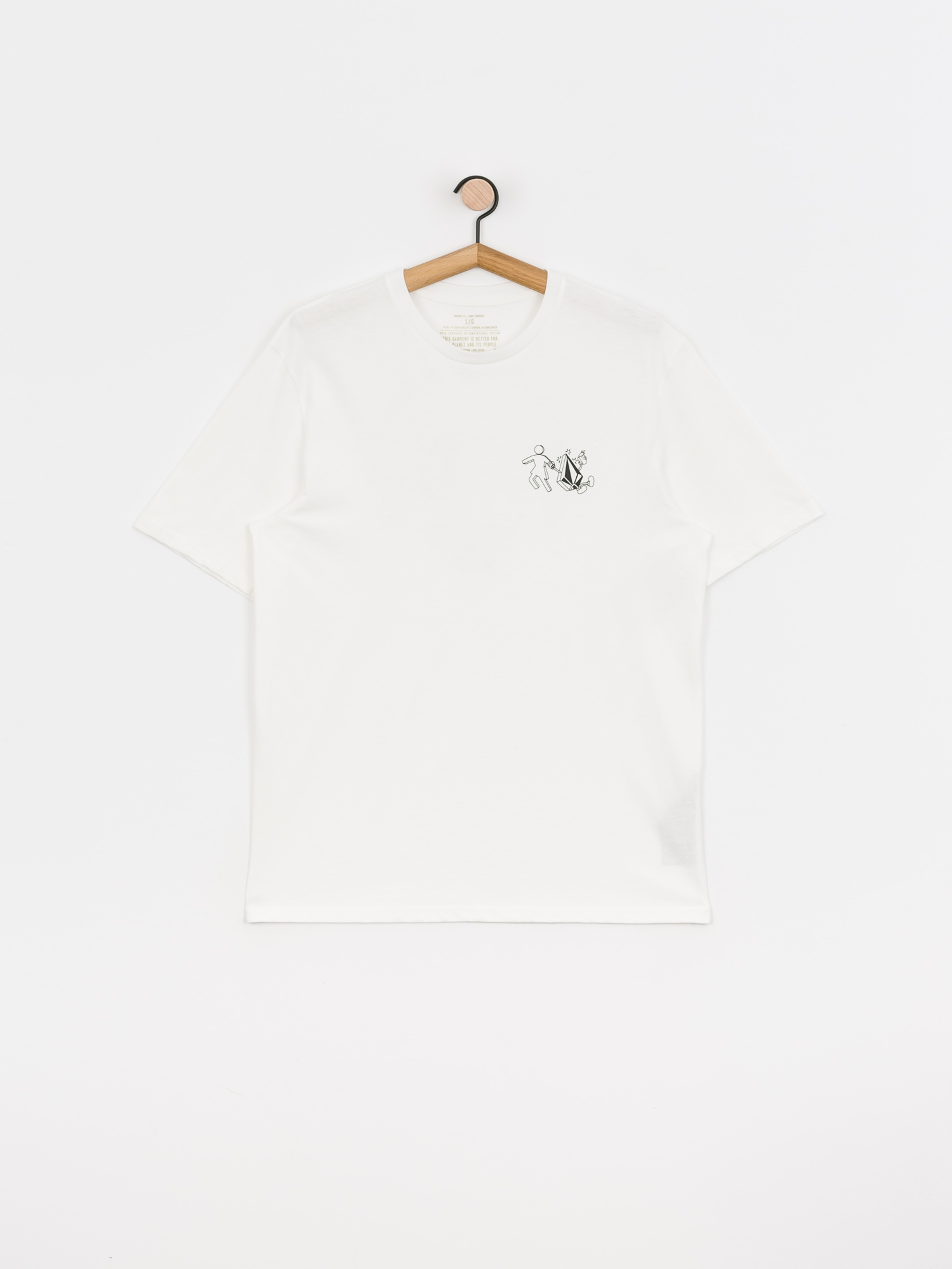 Volcom X Girl Skateboards Stonely Rlx T-shirt (white)