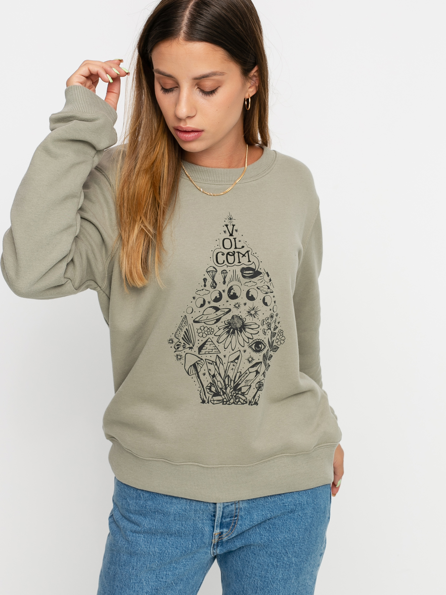 Volcom Sound Check HD Hoodie Wmn (green tea)