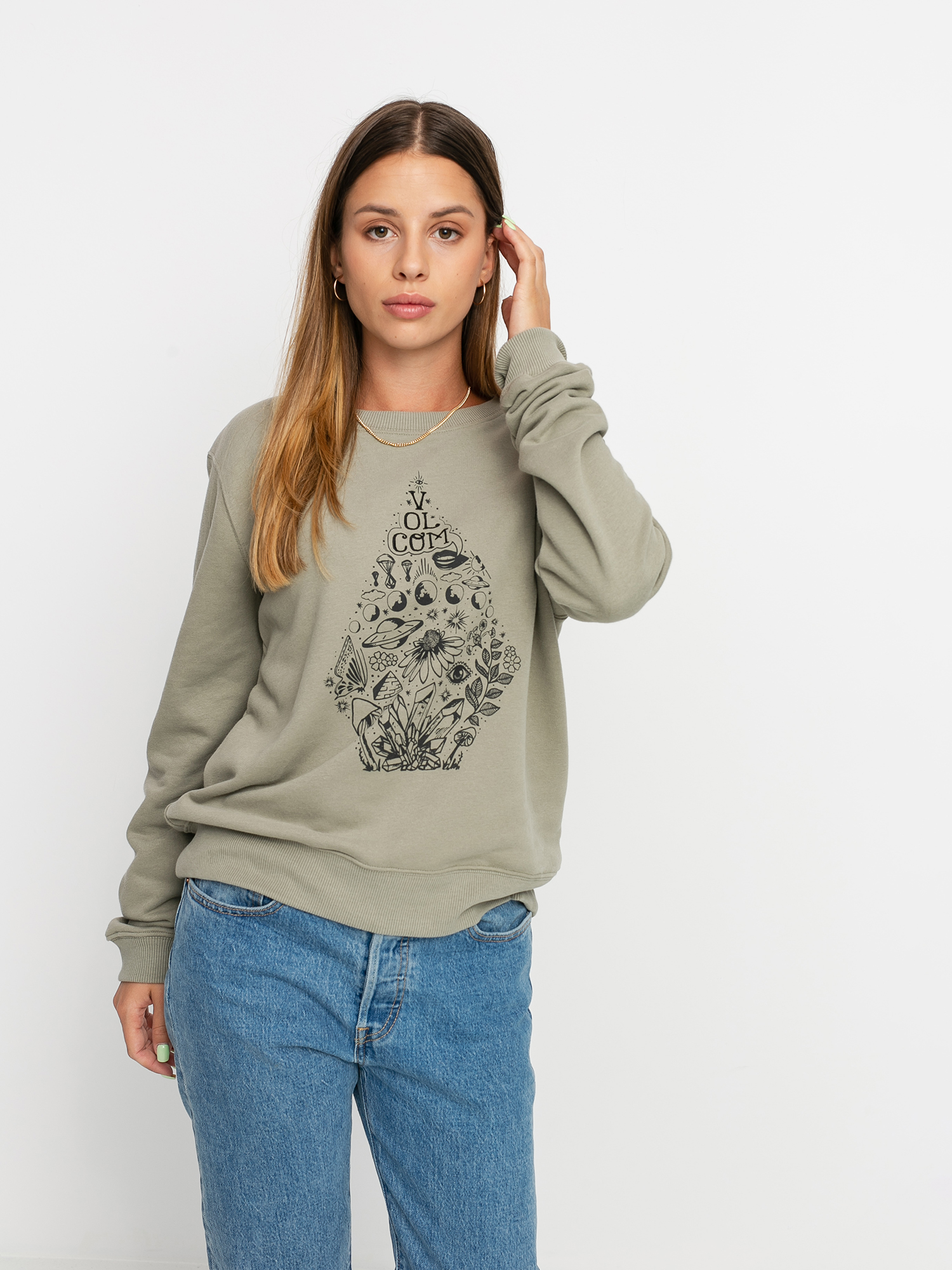 Volcom Sound Check HD Hoodie Wmn (green tea)