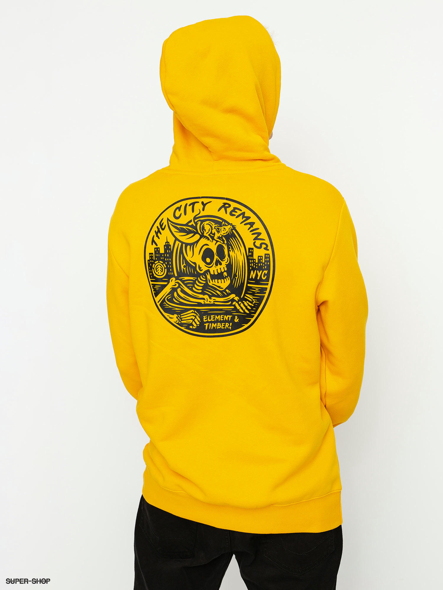 side of hoodie