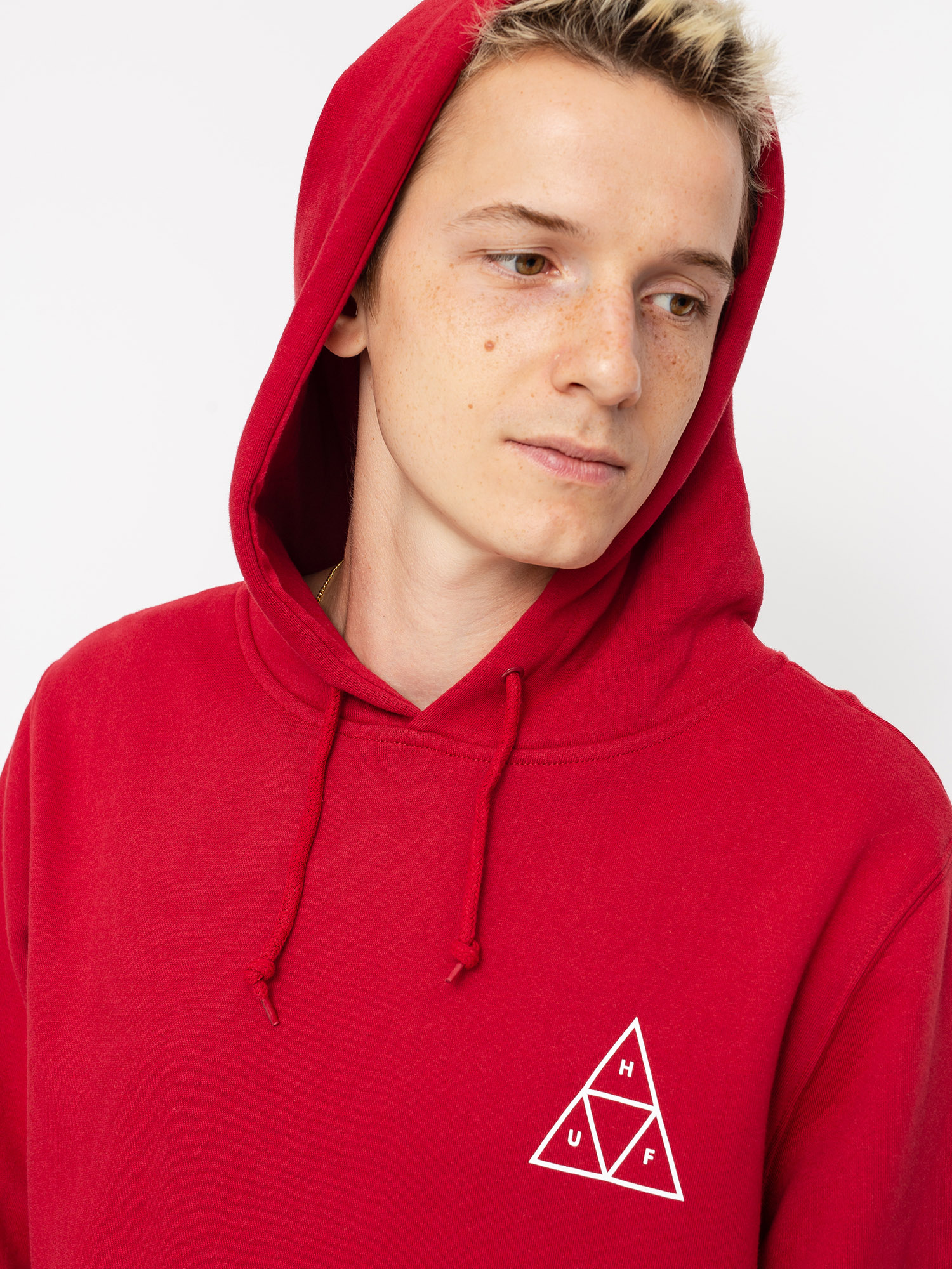 HUF Essentials TT HD Hoodie (rio red)