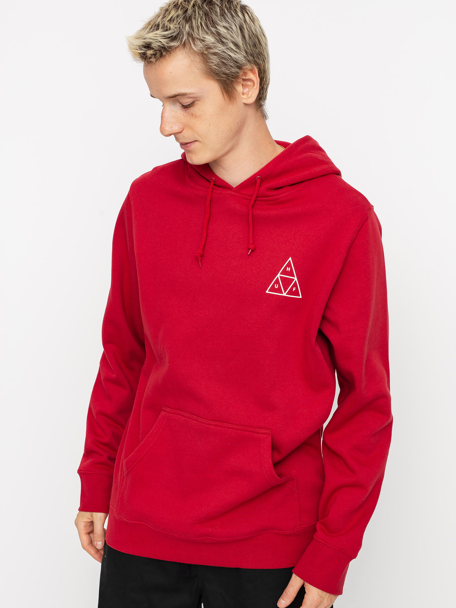 HUF Essentials TT HD Hoodie (rio red)
