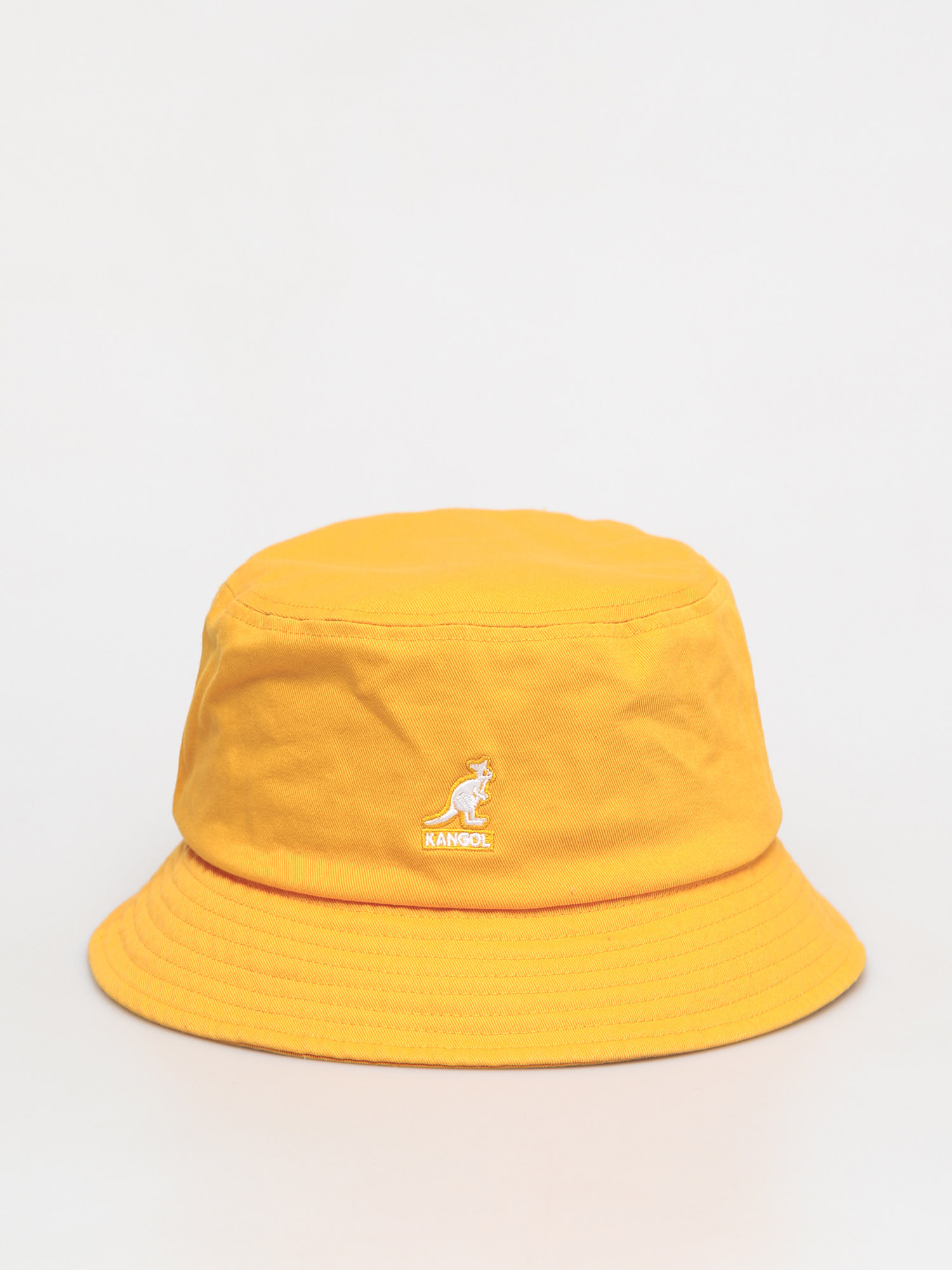 Kangol Washed Bucket Hat - yellow (marigold)