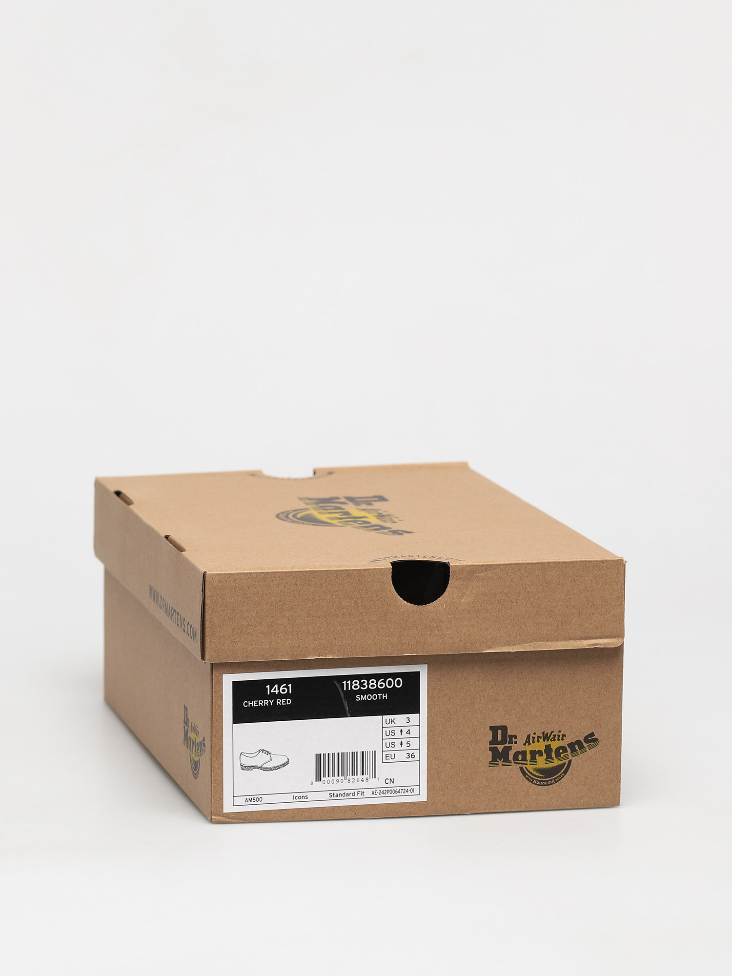 Dr. Martens 1461 Schuhe (smooth cherry red)