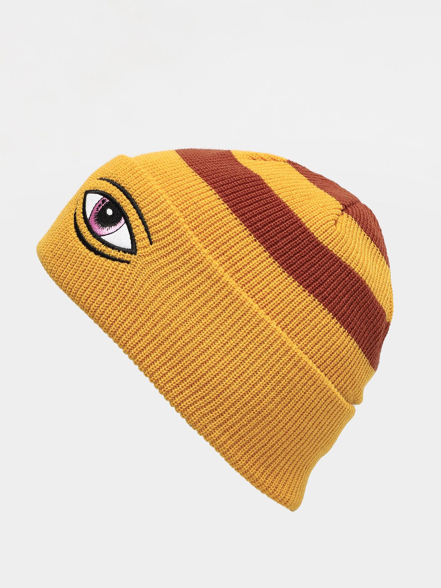 Toy Machine Sect Eye Dock Beanie Mütze (brown/mustard)