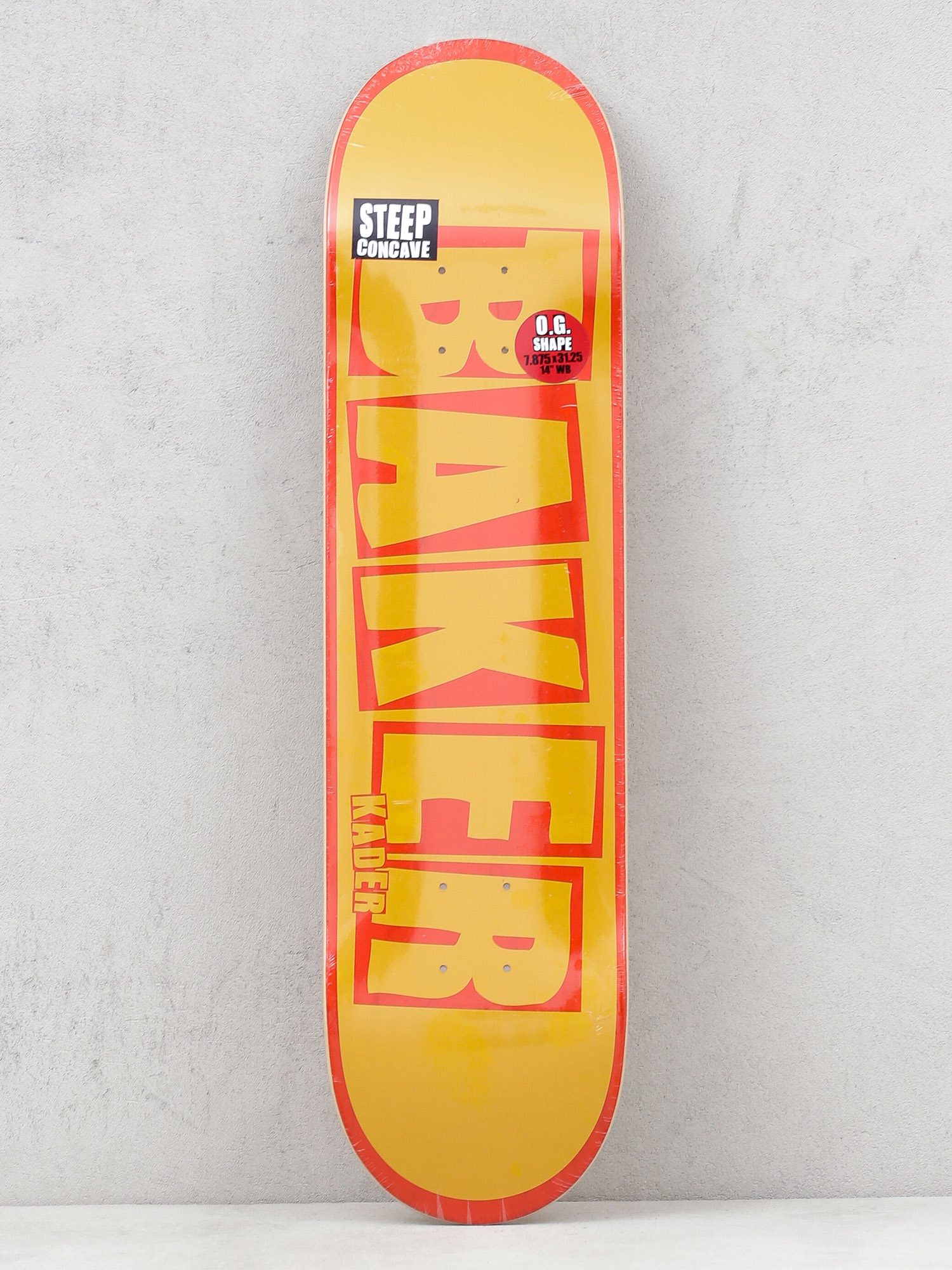 Baker Ks Brand Name Deck (yellow/red)