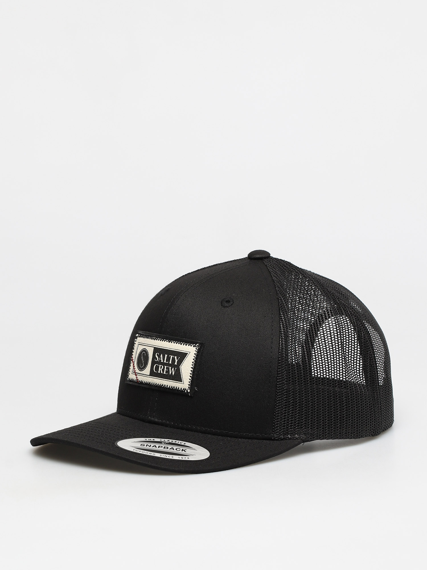 Salty Crew Topstitch Retro Trucker ZD Cap (black)