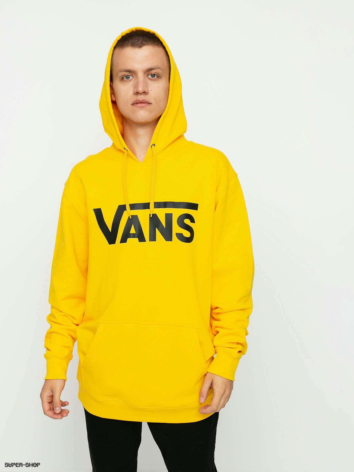 vans classic yellow pullover hoodie