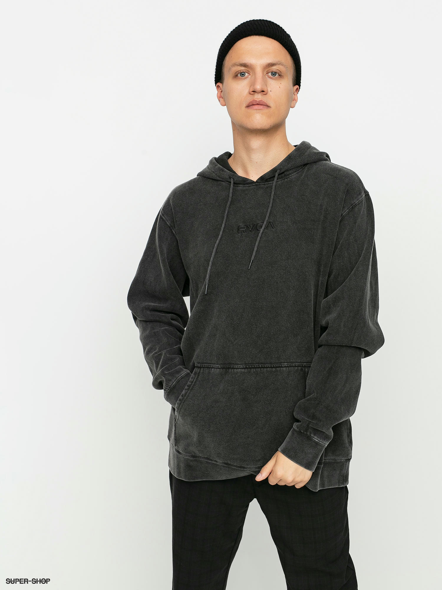 rvca black hoodie