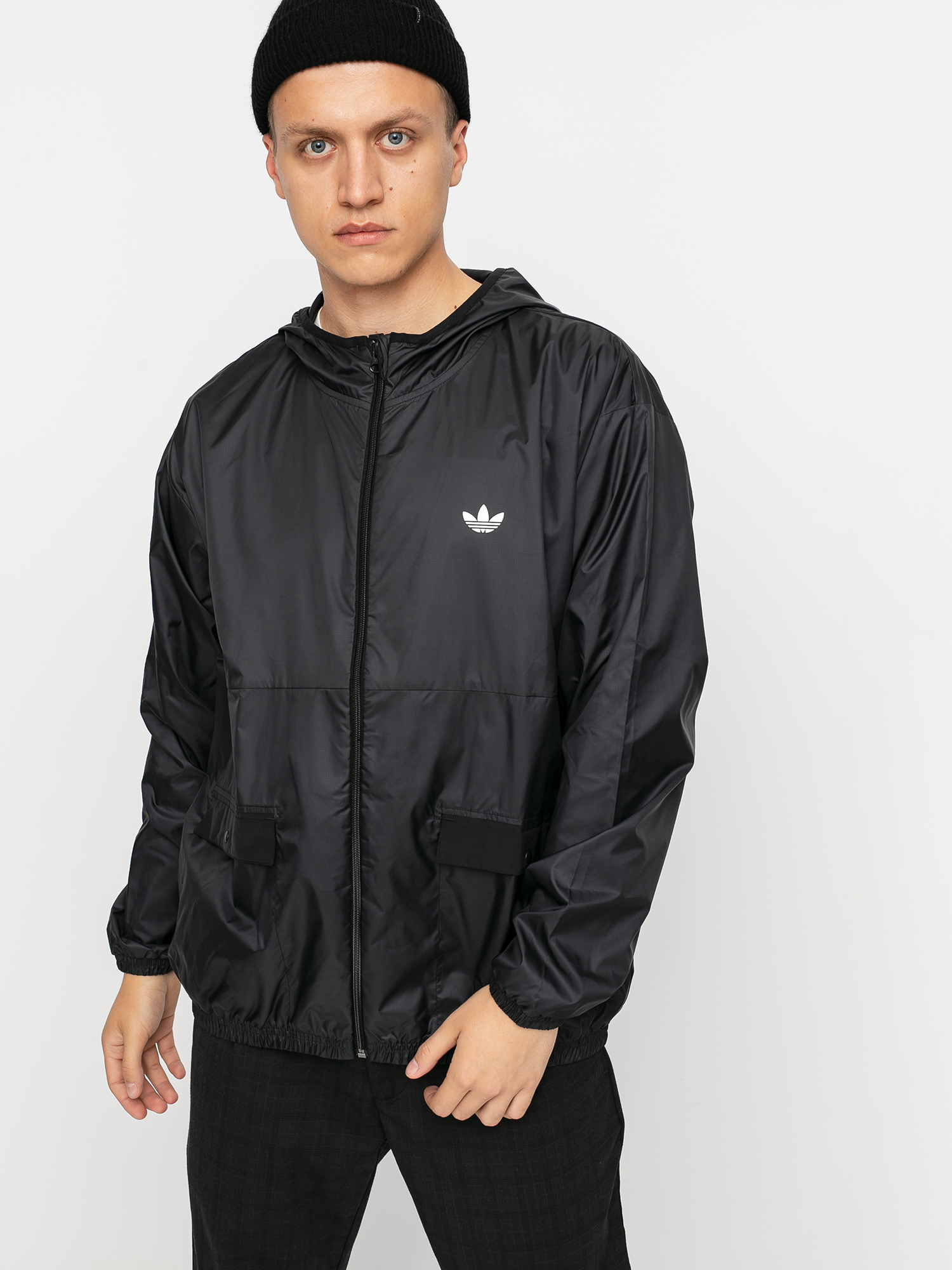 adidas white black jacket