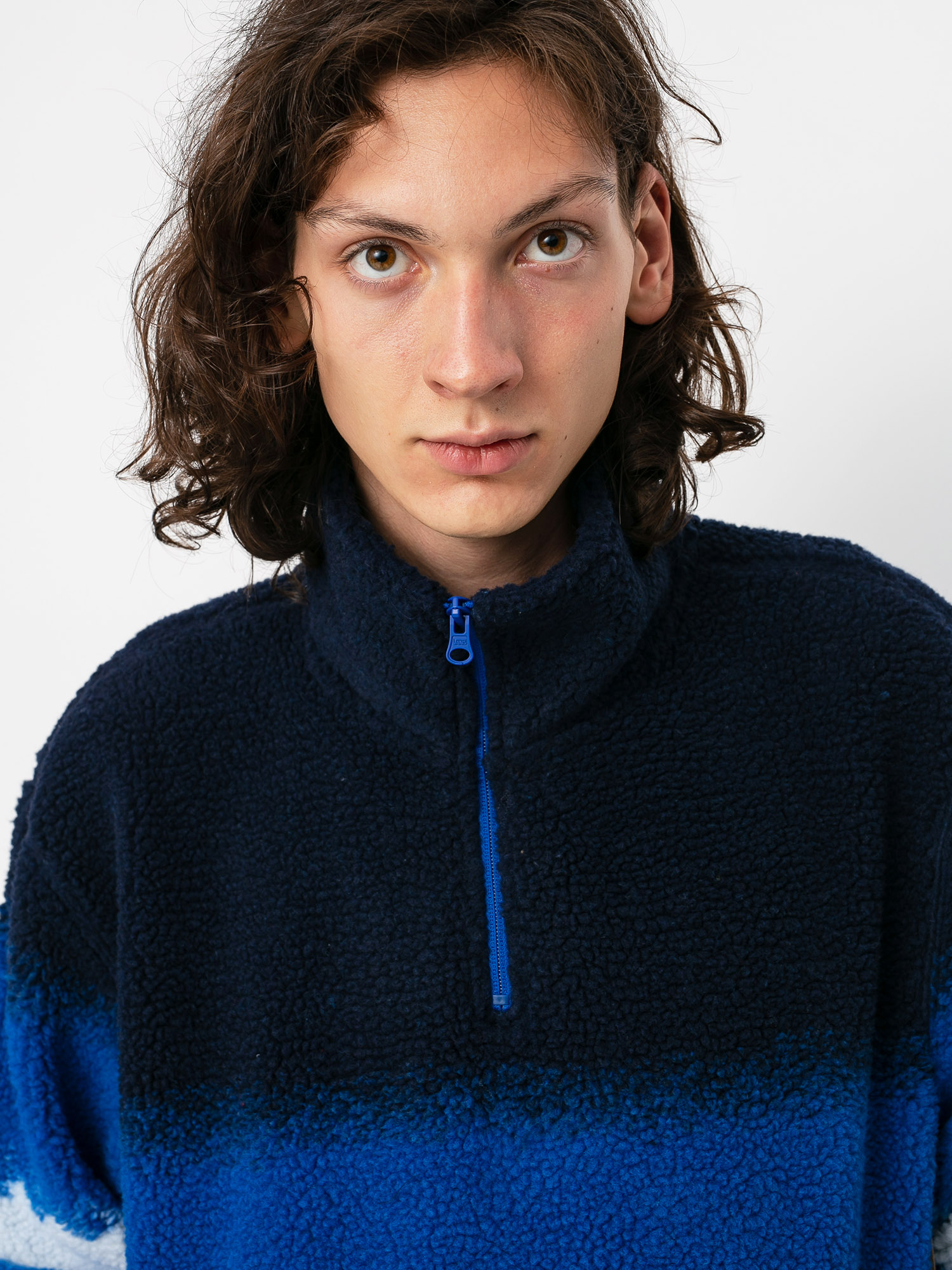 Herren Vans Cozy Sherpa Fleecejacke (victoria blue)