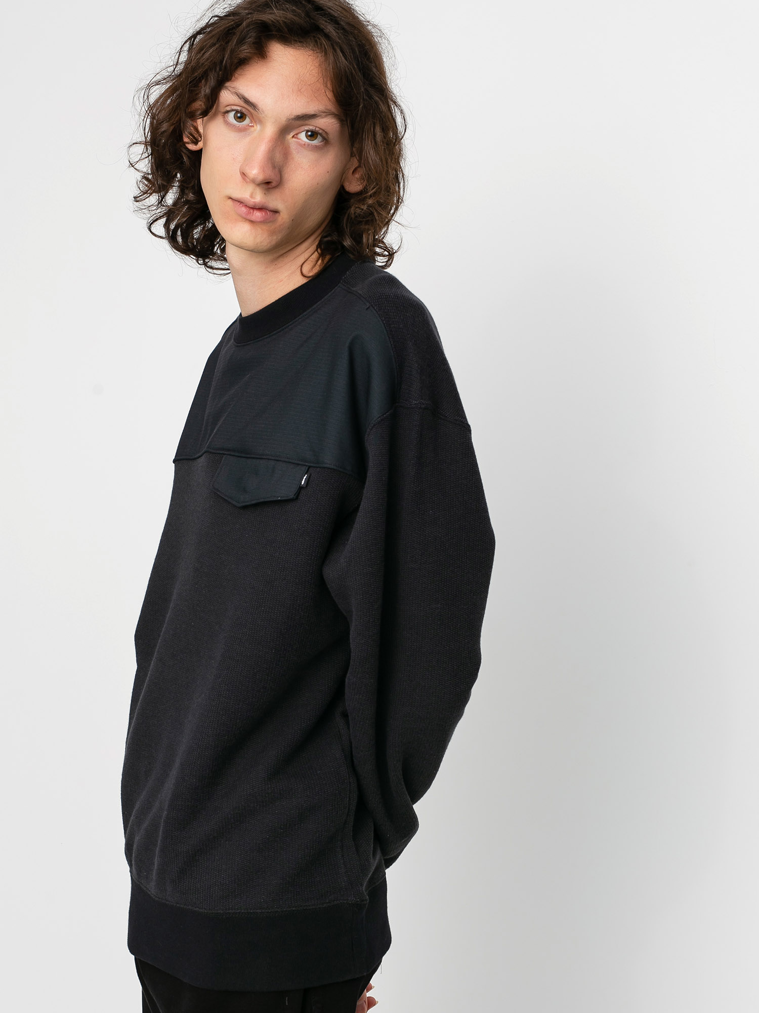 Nike SB Novelty Crew Sweatshirt (black/black/off noir)