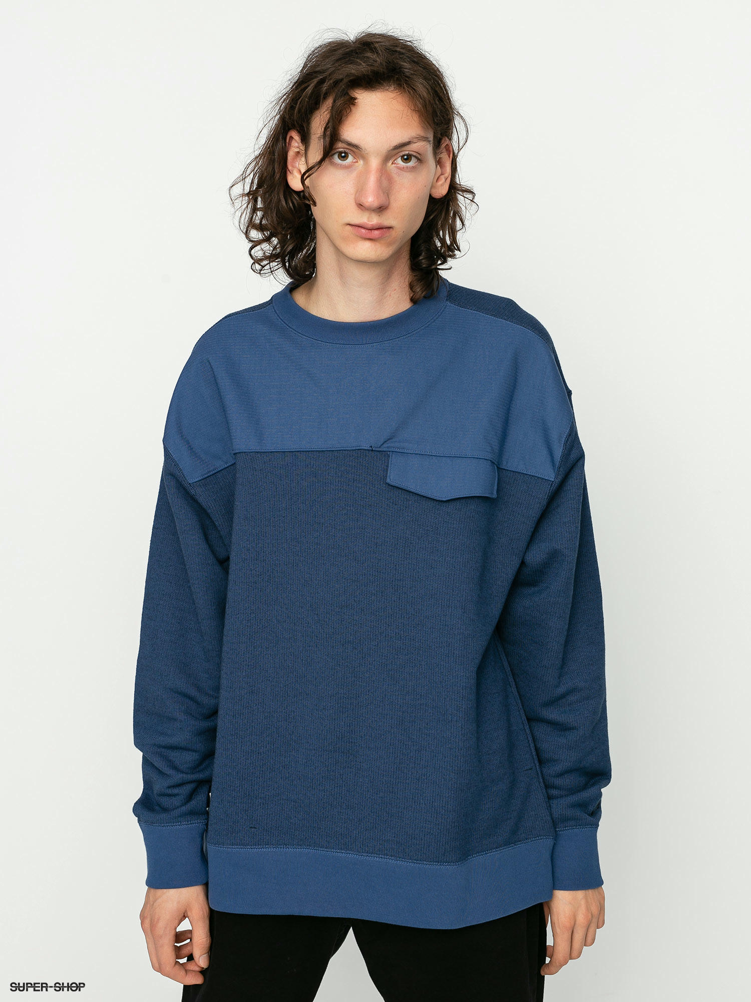 nike crew neck jumper navy