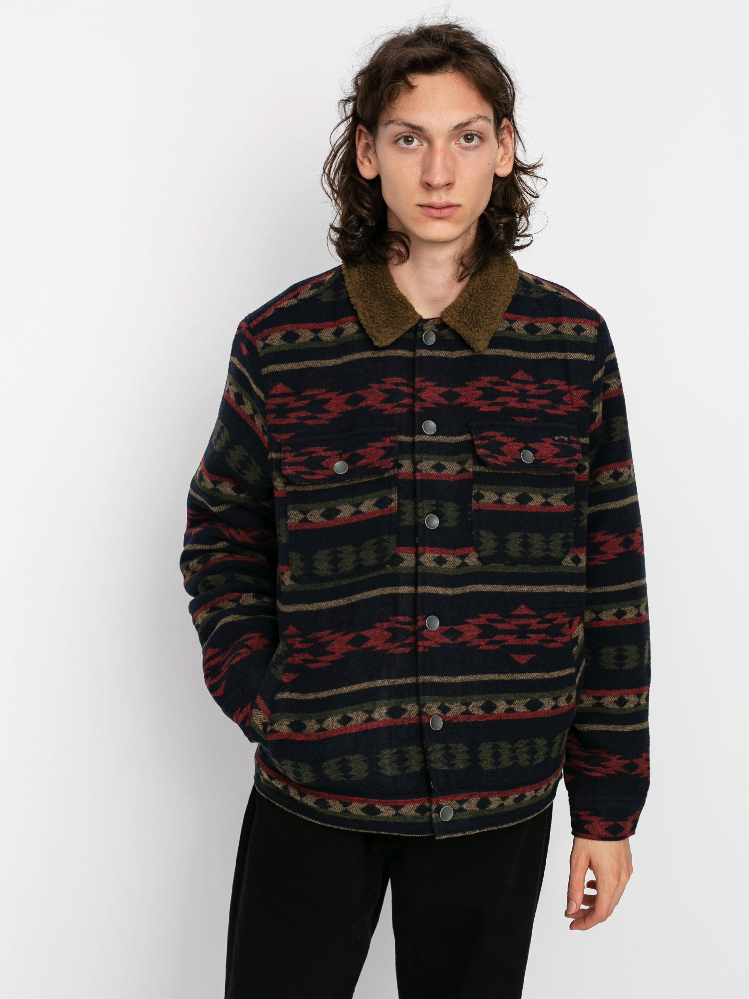 Billabong Barlow Sherpa Jacke (midnight)