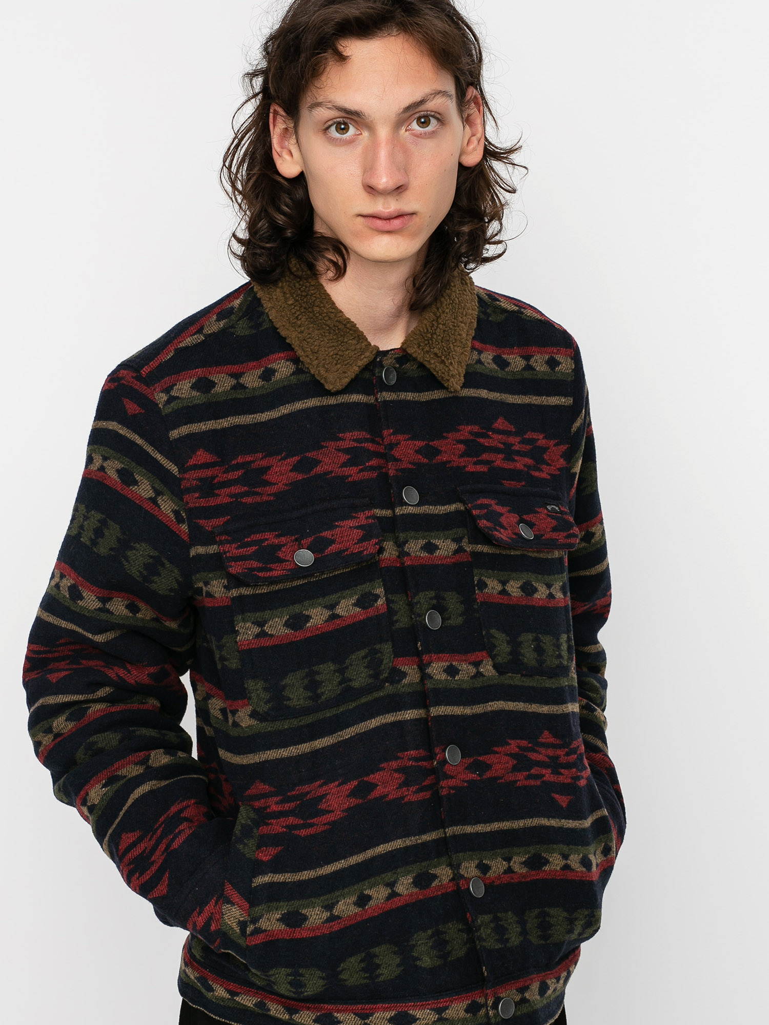 Billabong Barlow Sherpa Jacke (midnight)