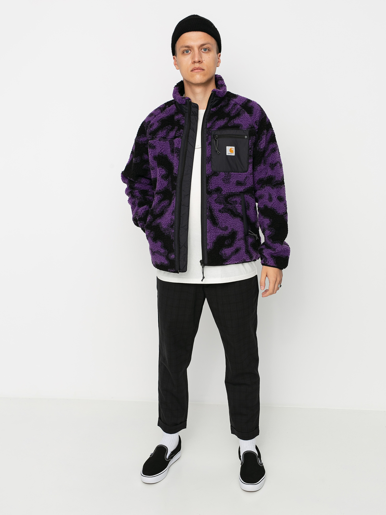 Carhartt WIP Prentis Liner Jacket (camo blur/purple)