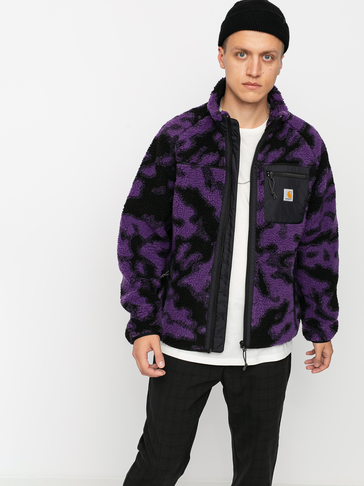 Carhartt WIP Prentis Liner Jacket (camo blur/purple)