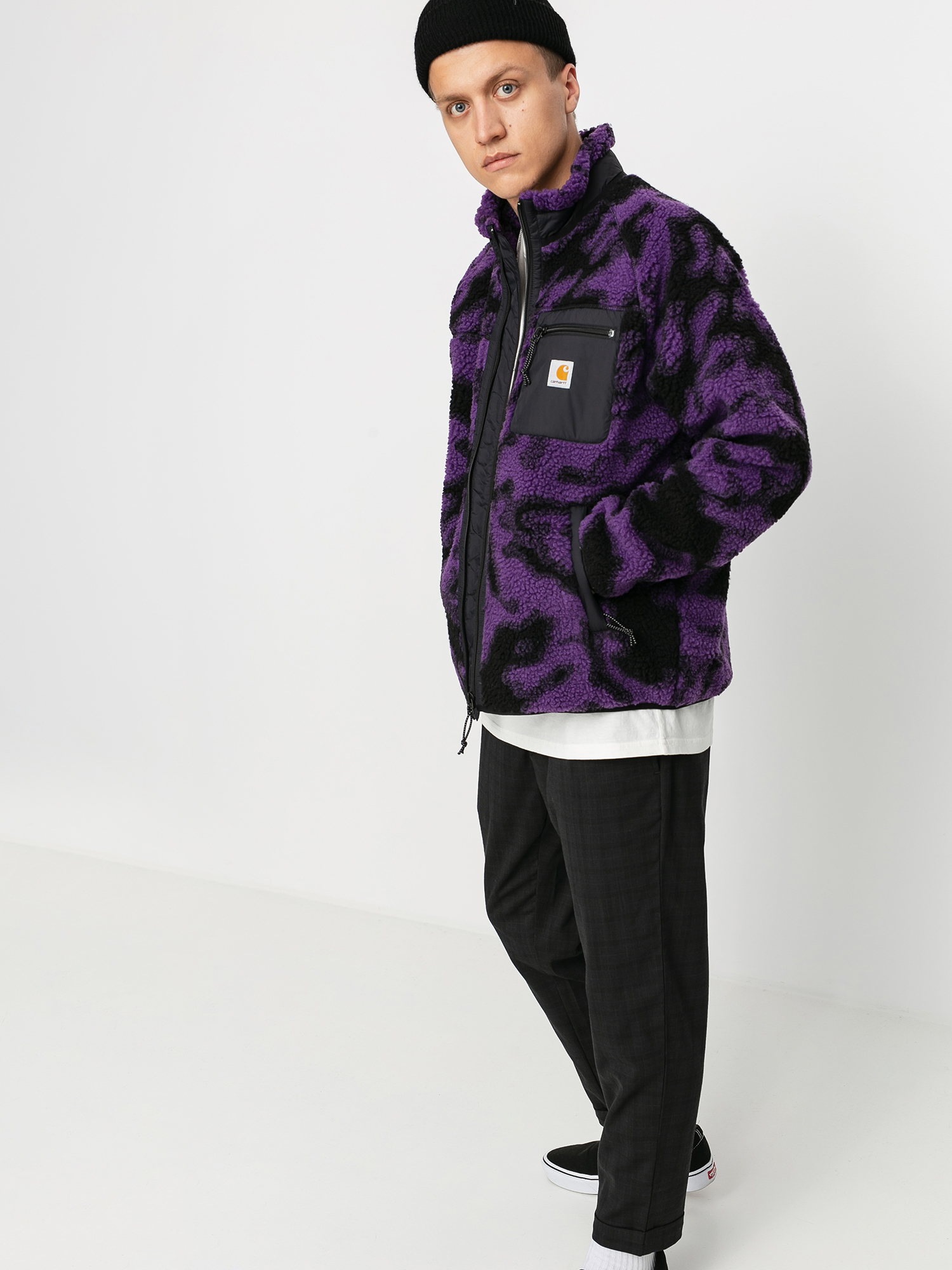 Carhartt WIP Prentis Liner Jacket (camo blur/purple)