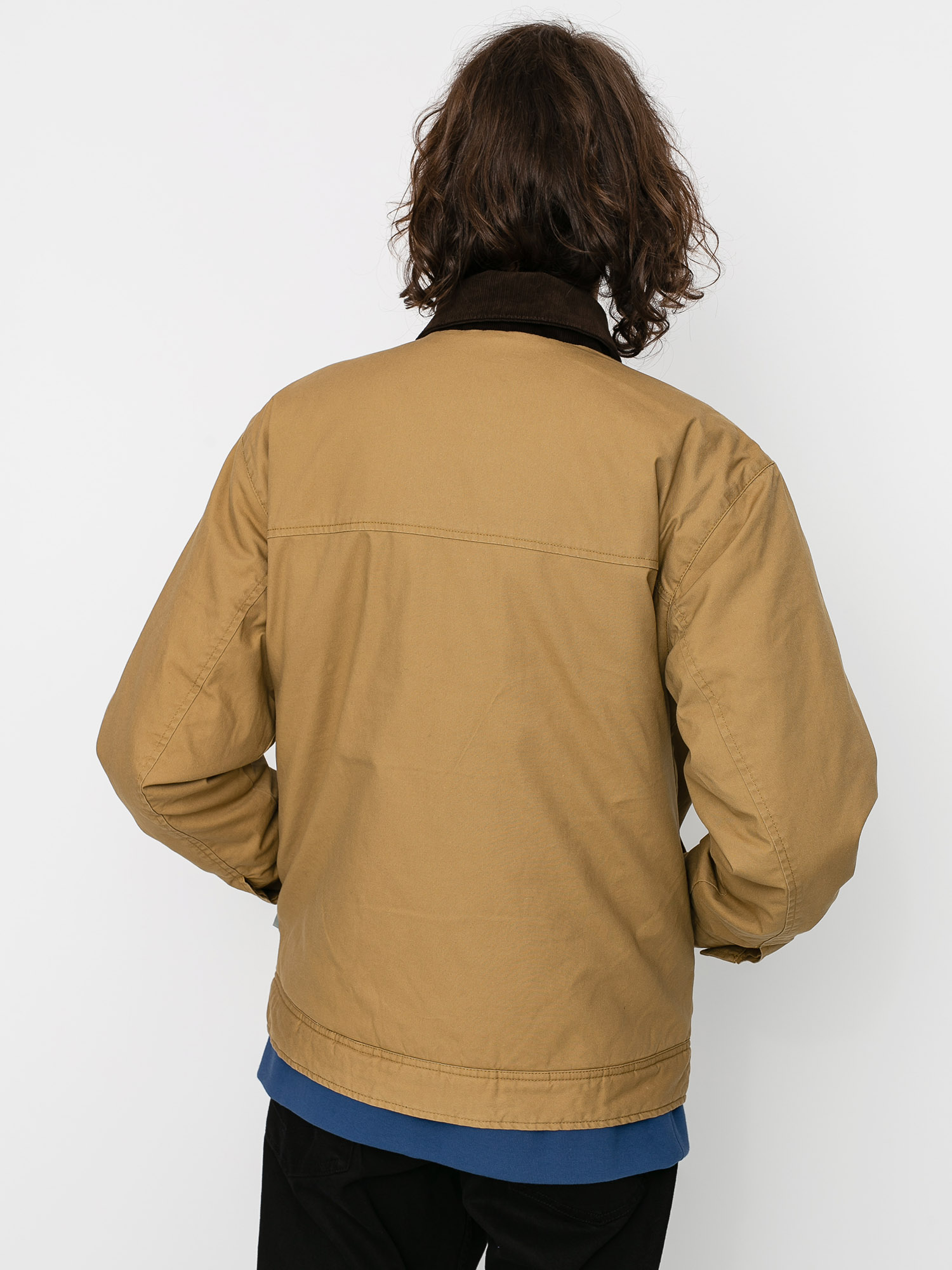 Quiksilver Canvas Cord Collar Jacket (dull gold)