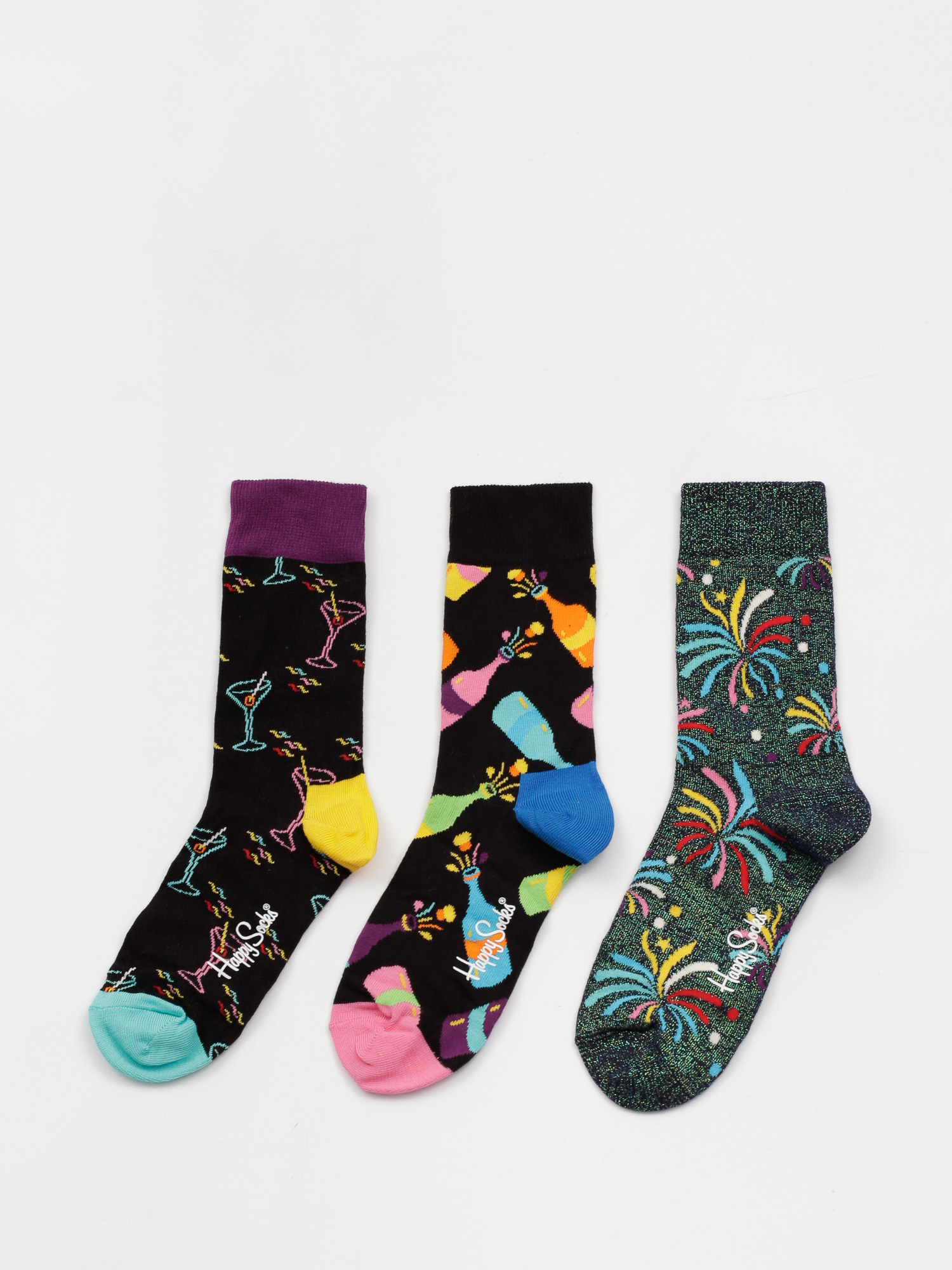 Happy Socks New Year Box 3Pk Socks (multi)