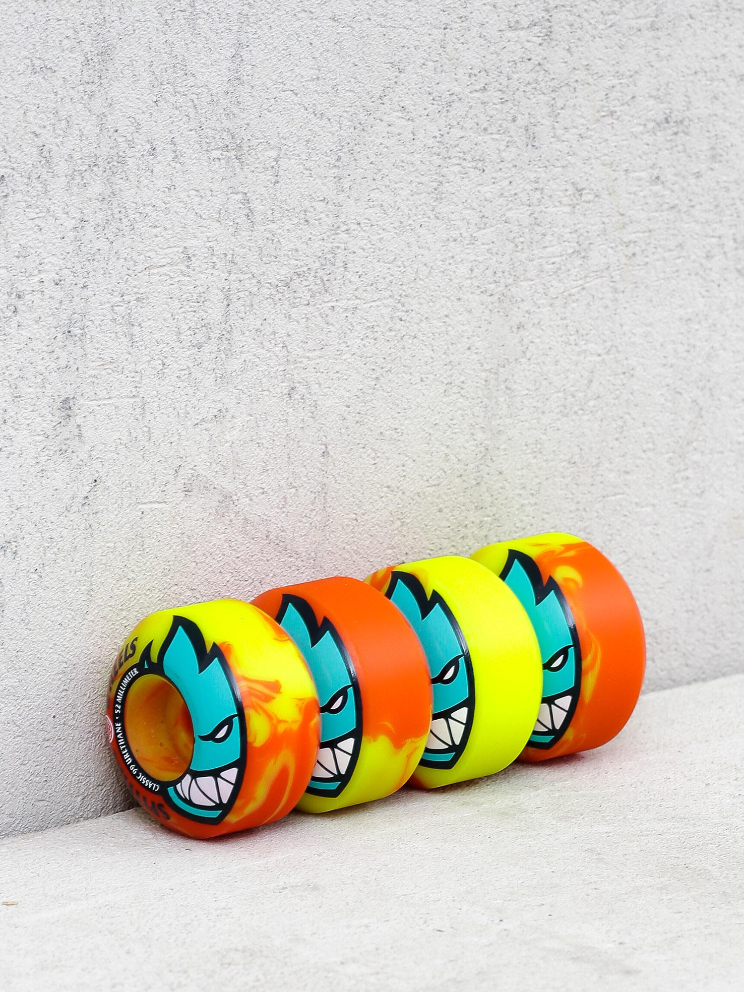 Spitfire Bighead Neon Wheels (orange/yellow)