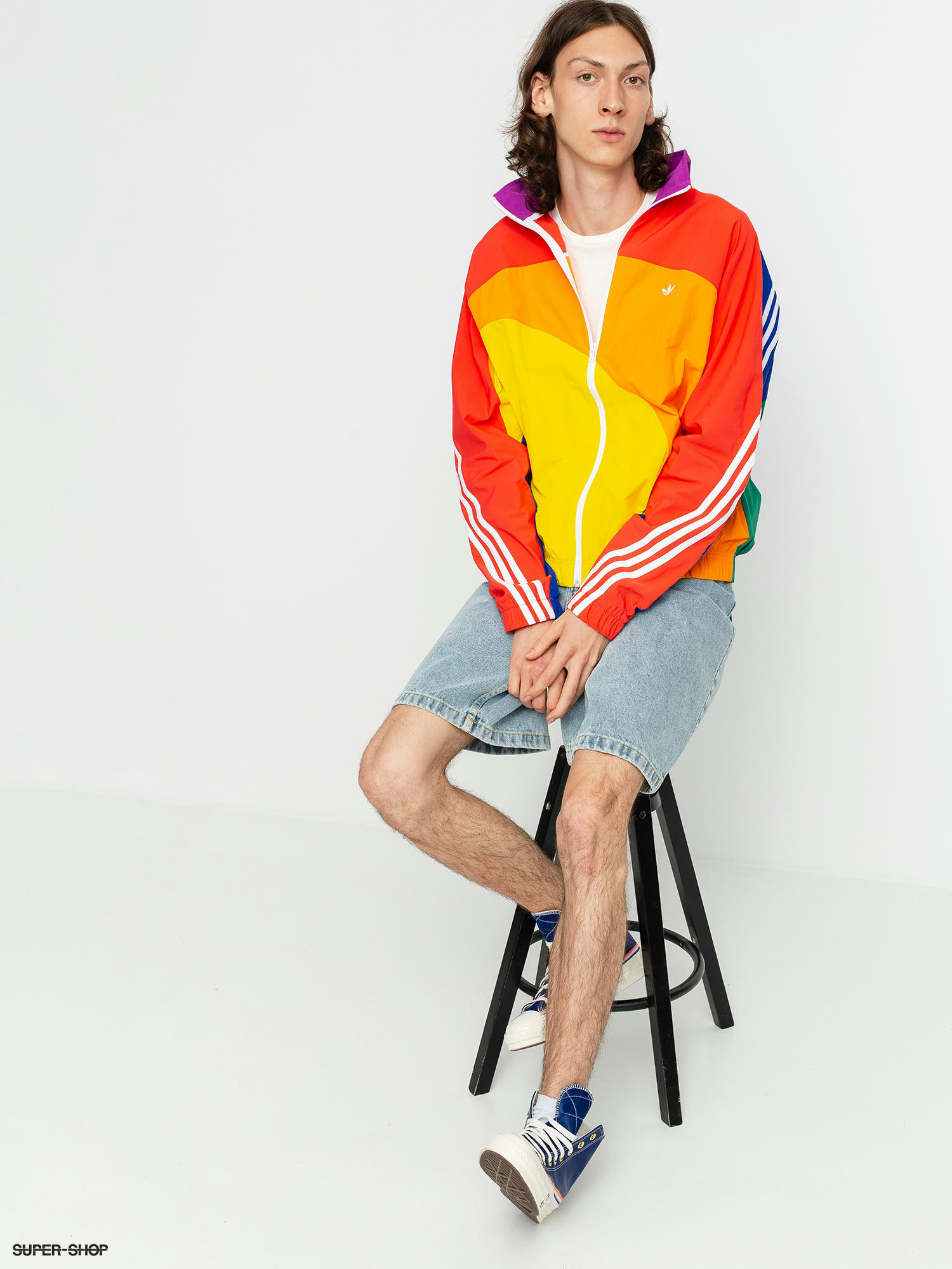 Adidas originals hotsell rainbow jacket