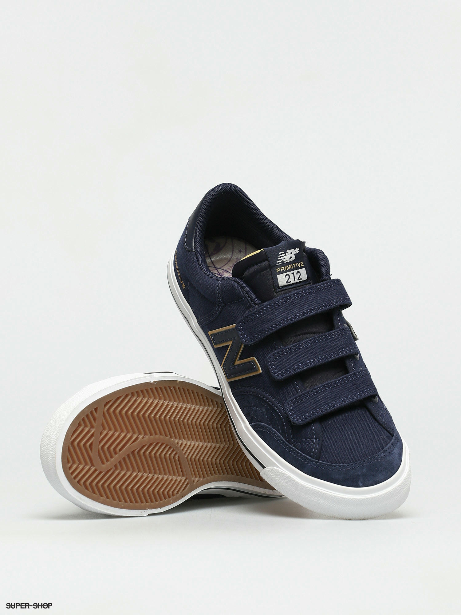 New Balance X Primitive 212 Shoes (navy gold)