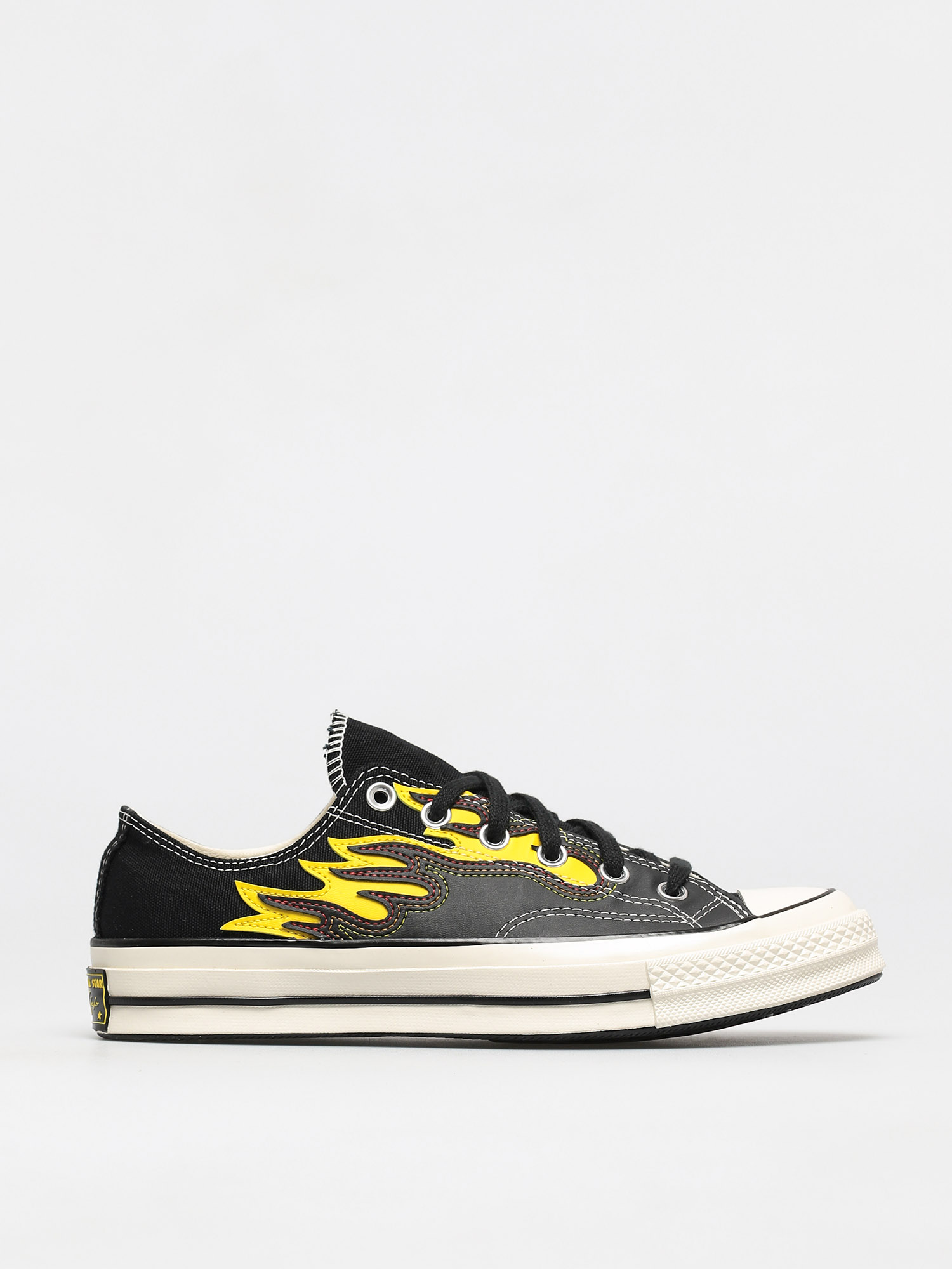 Converse Chuck Taylor 70 Flames Chucks (black/speed yellow)