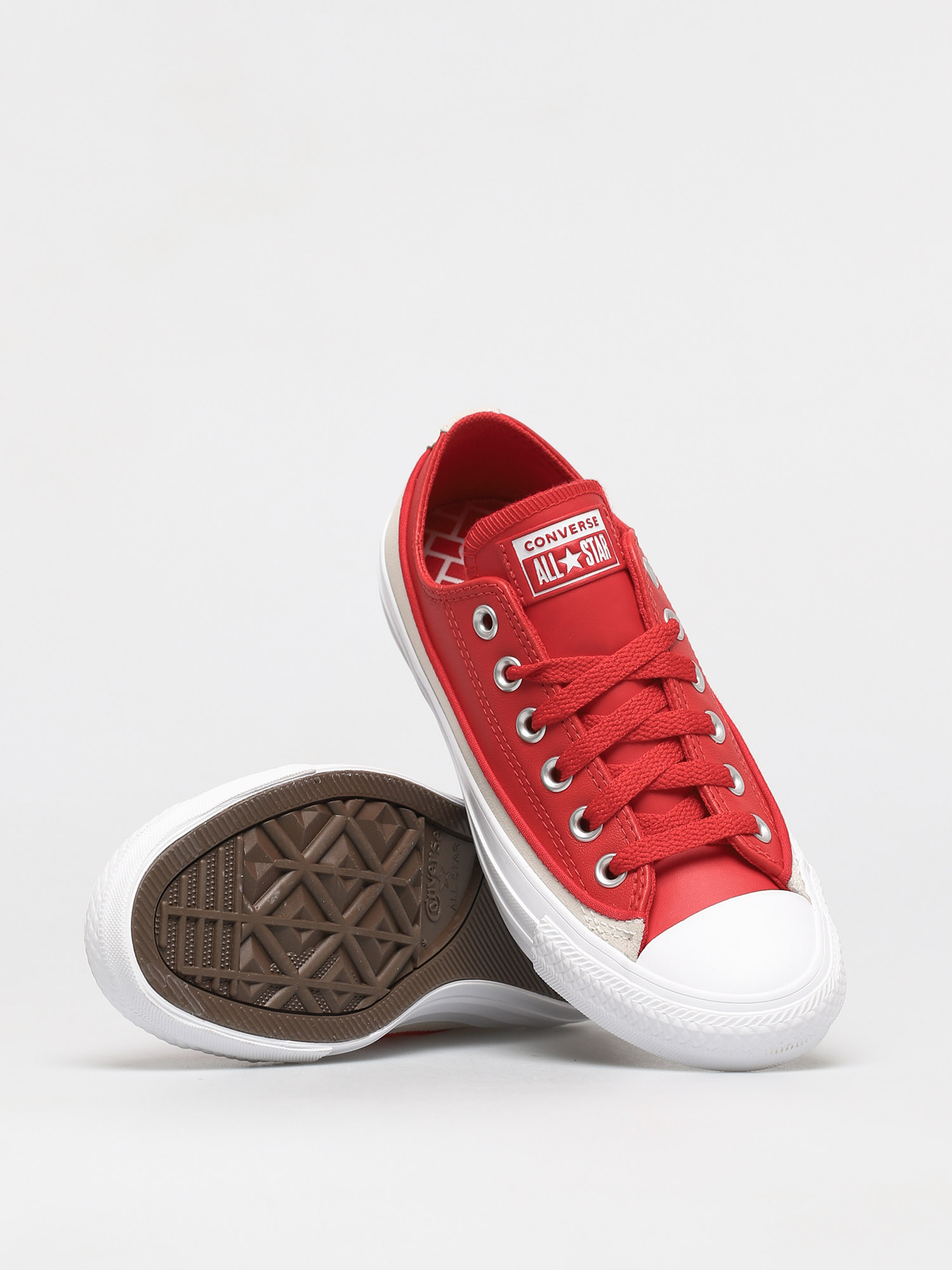 Converse Chuck Taylor All Star Split Upper Chucks (university red/egret/white)