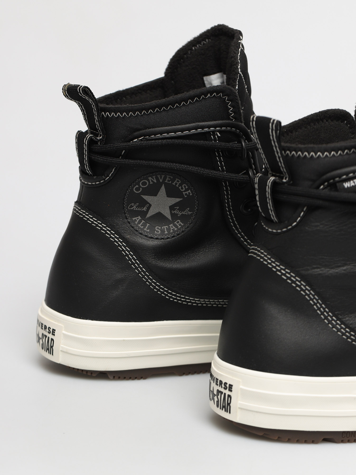 Converse CTAS All Terrain Leather Shoes (black/black/egret)