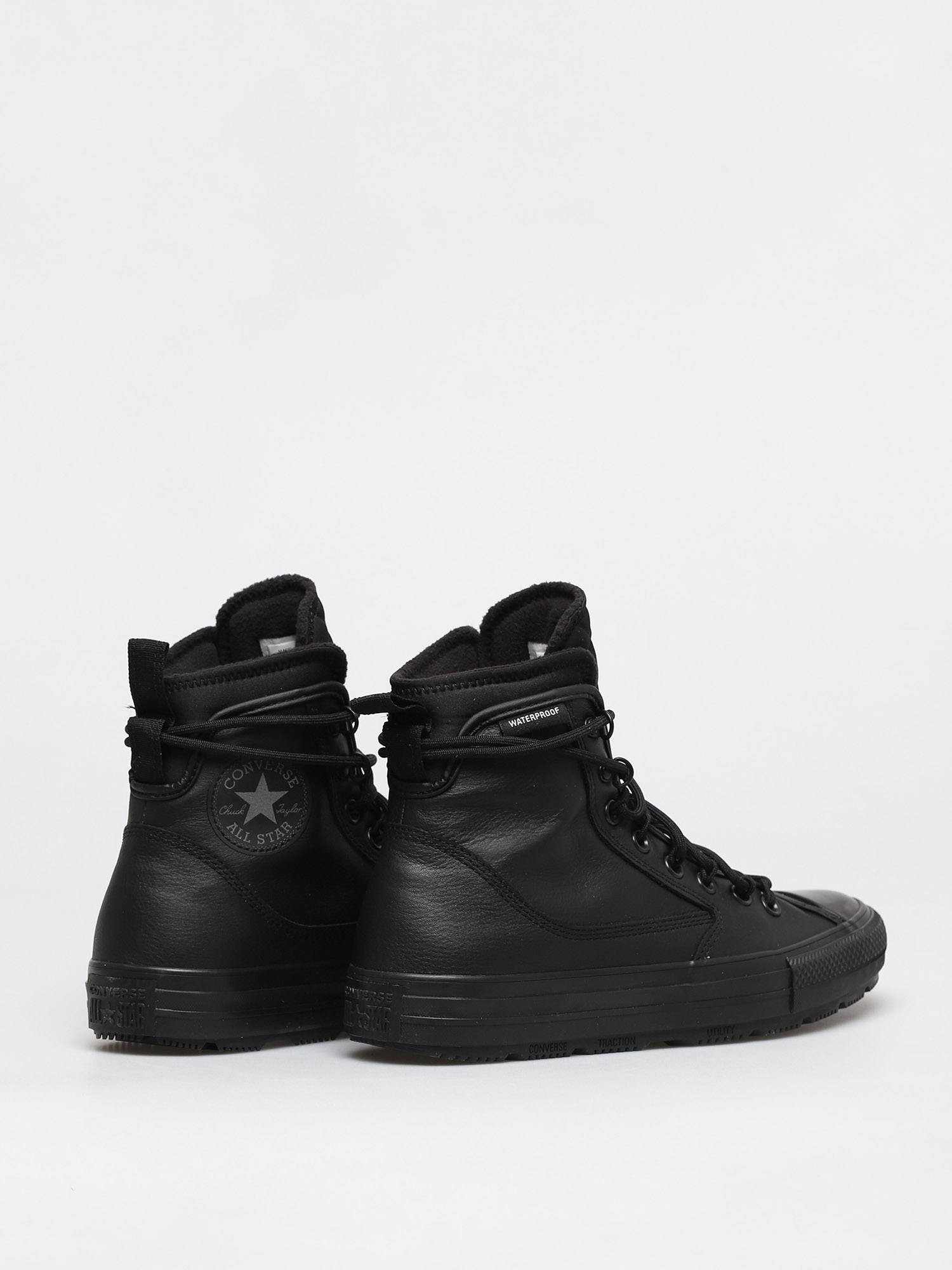 Converse CTAS All Terrain Leather Shoes (black/black)