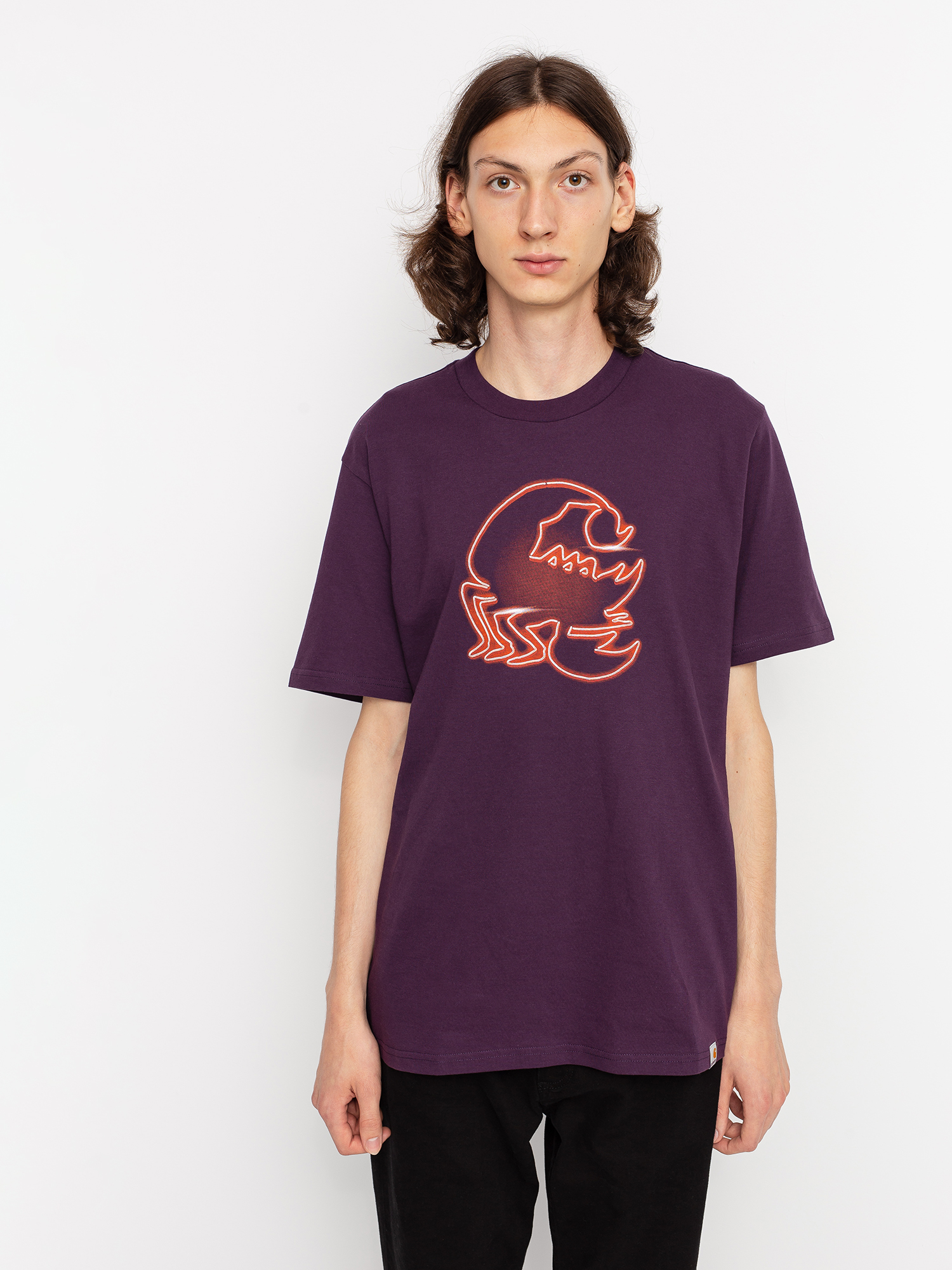 Carhartt WIP Neon Scorpion T-shirt black (boysenberry)