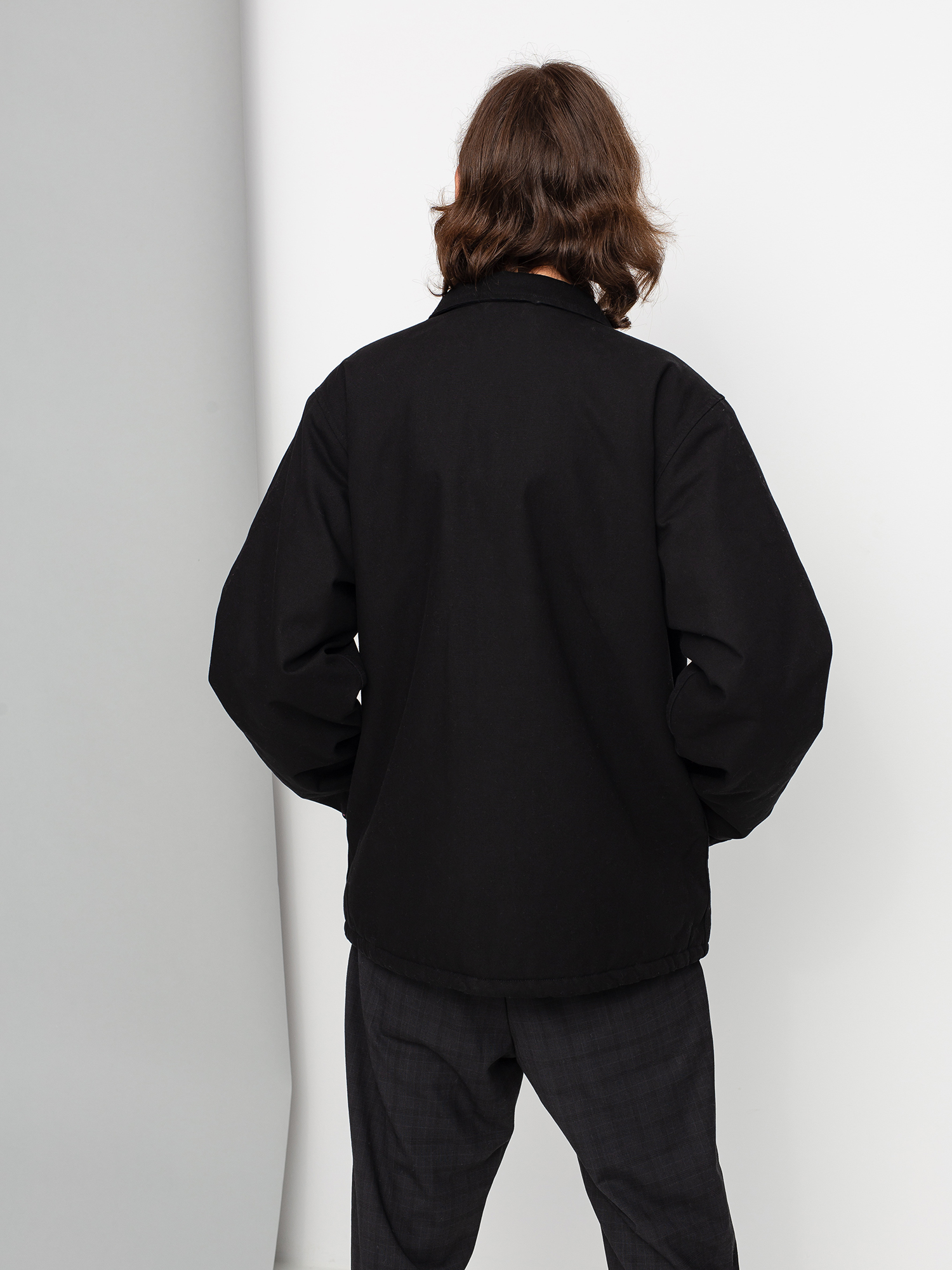 Carhartt WIP Canvas Coach Jacket (black/white)