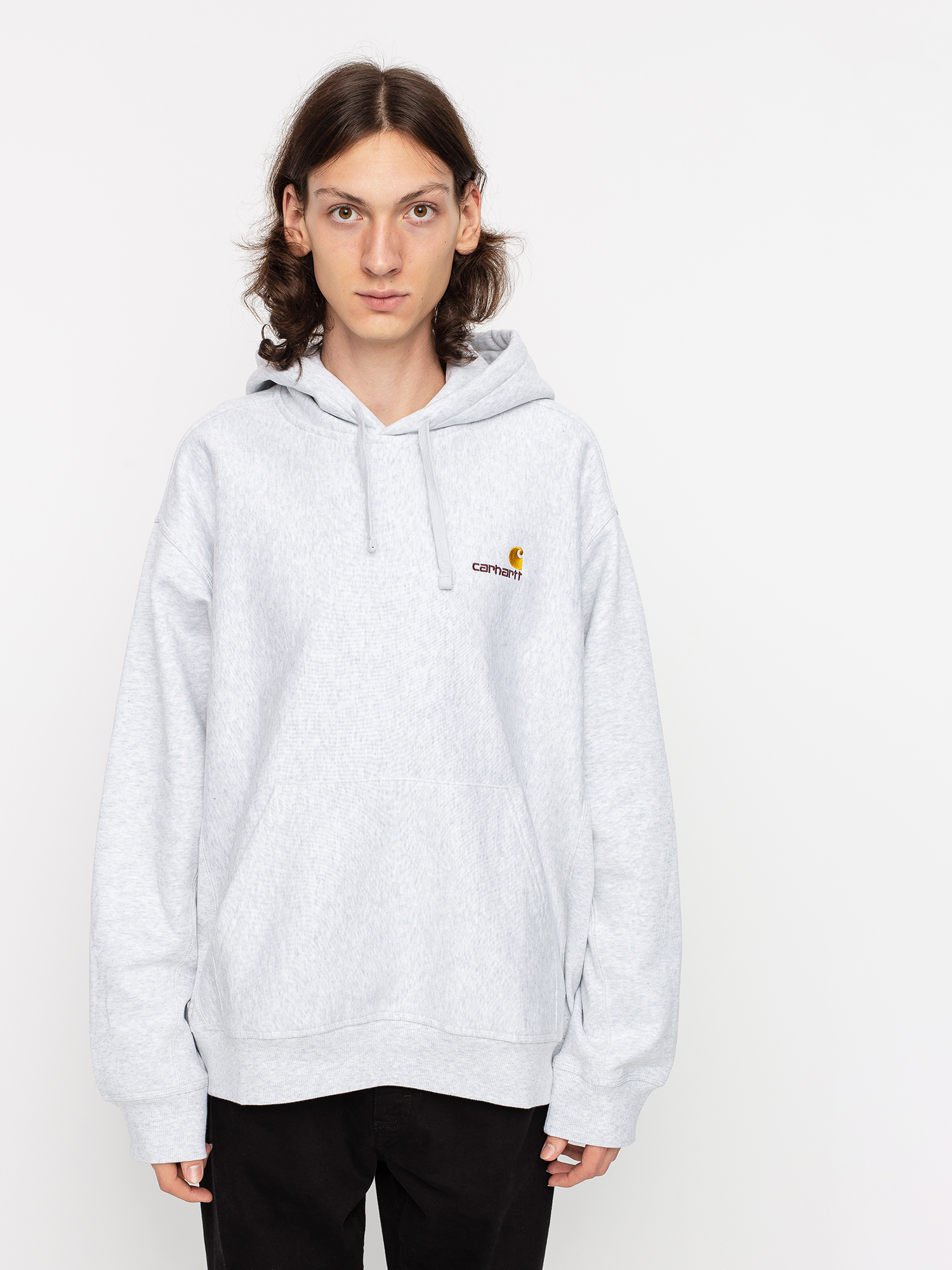 hooded american script sweatshirt