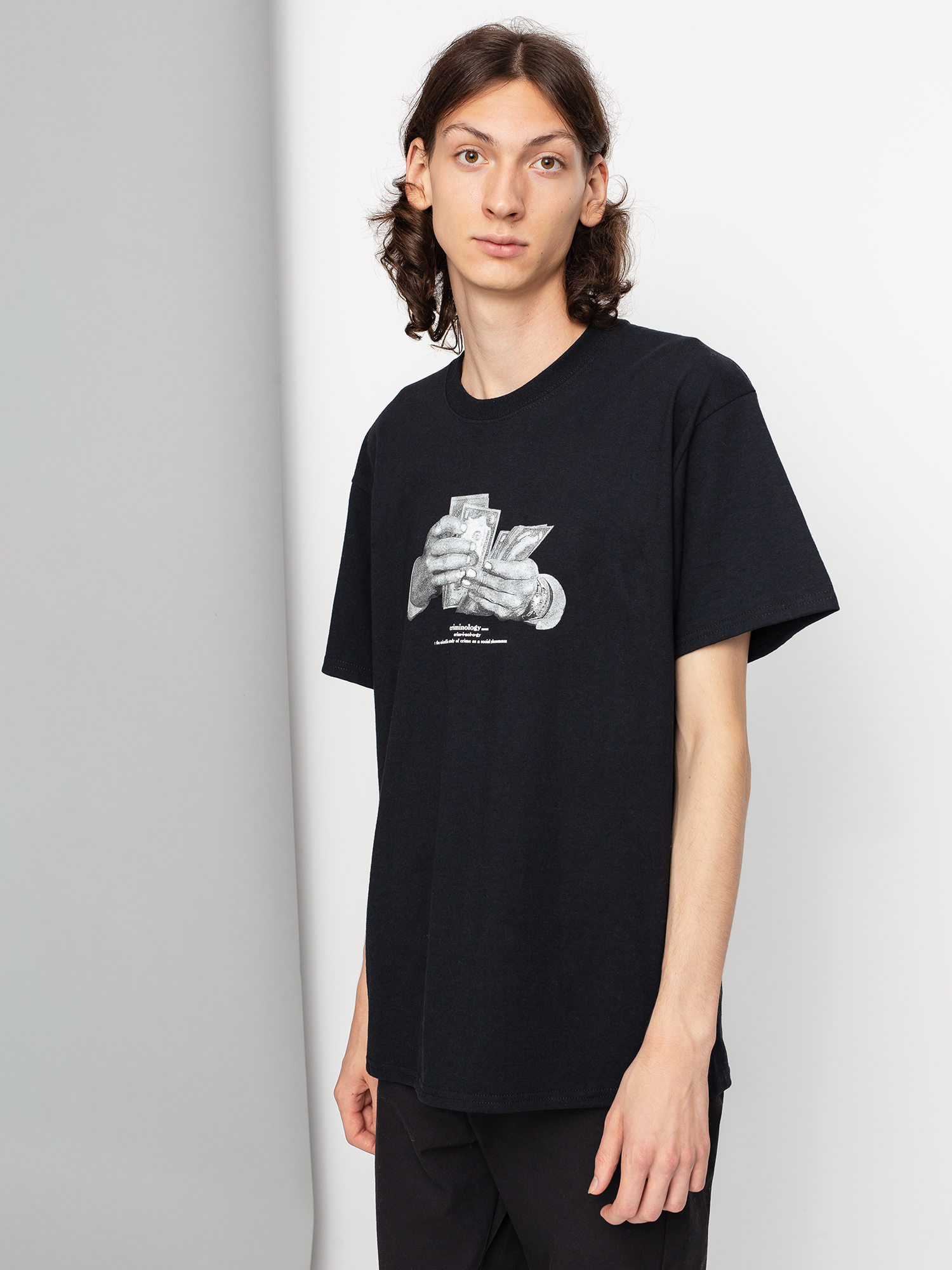 huf t shirt black